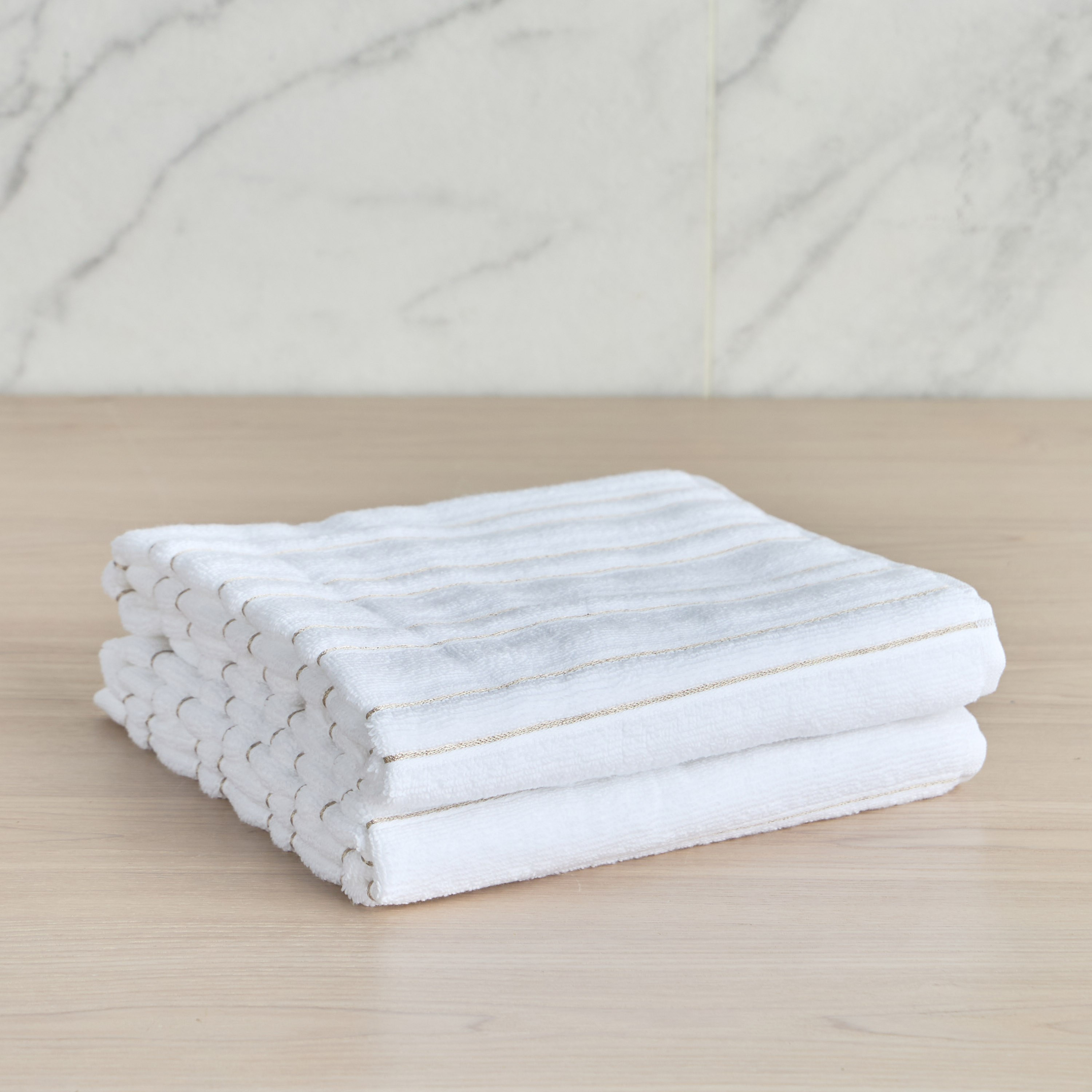 Bliss 2-Piece 450 GSM Portuguese Cotton Hand Towel Set - 50x90 cm-household-bathandlaundry-bathlinen-towels-image-1