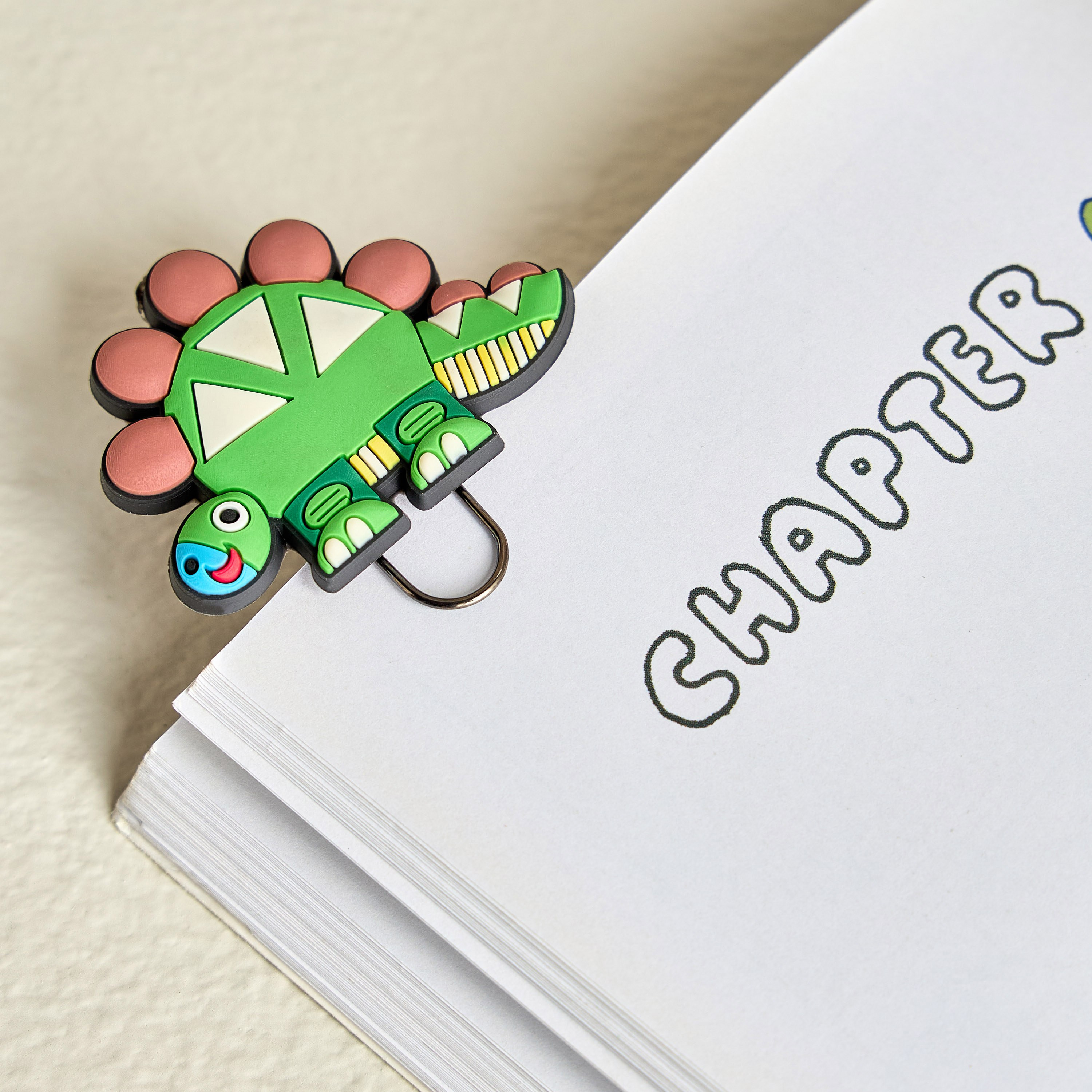 مشبك علامة مرجعية بتصميم سلحفاة-babyandkids-schoolessentials-stationery-image-3