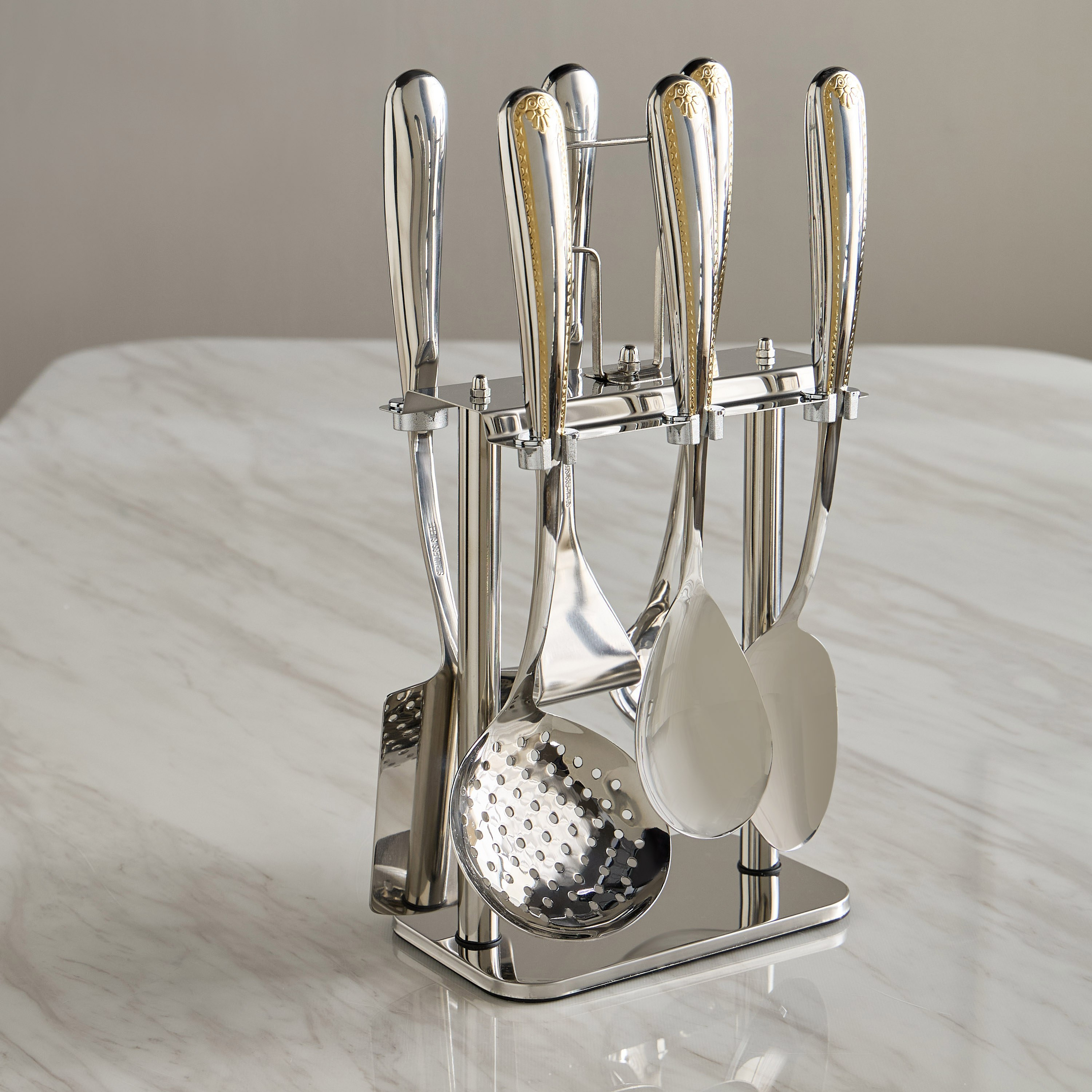 Nadira 7-Piece Cooking Tool and Stand Set-household-kitchen-kitchentoolsandutensils-cookingutensils-image-1