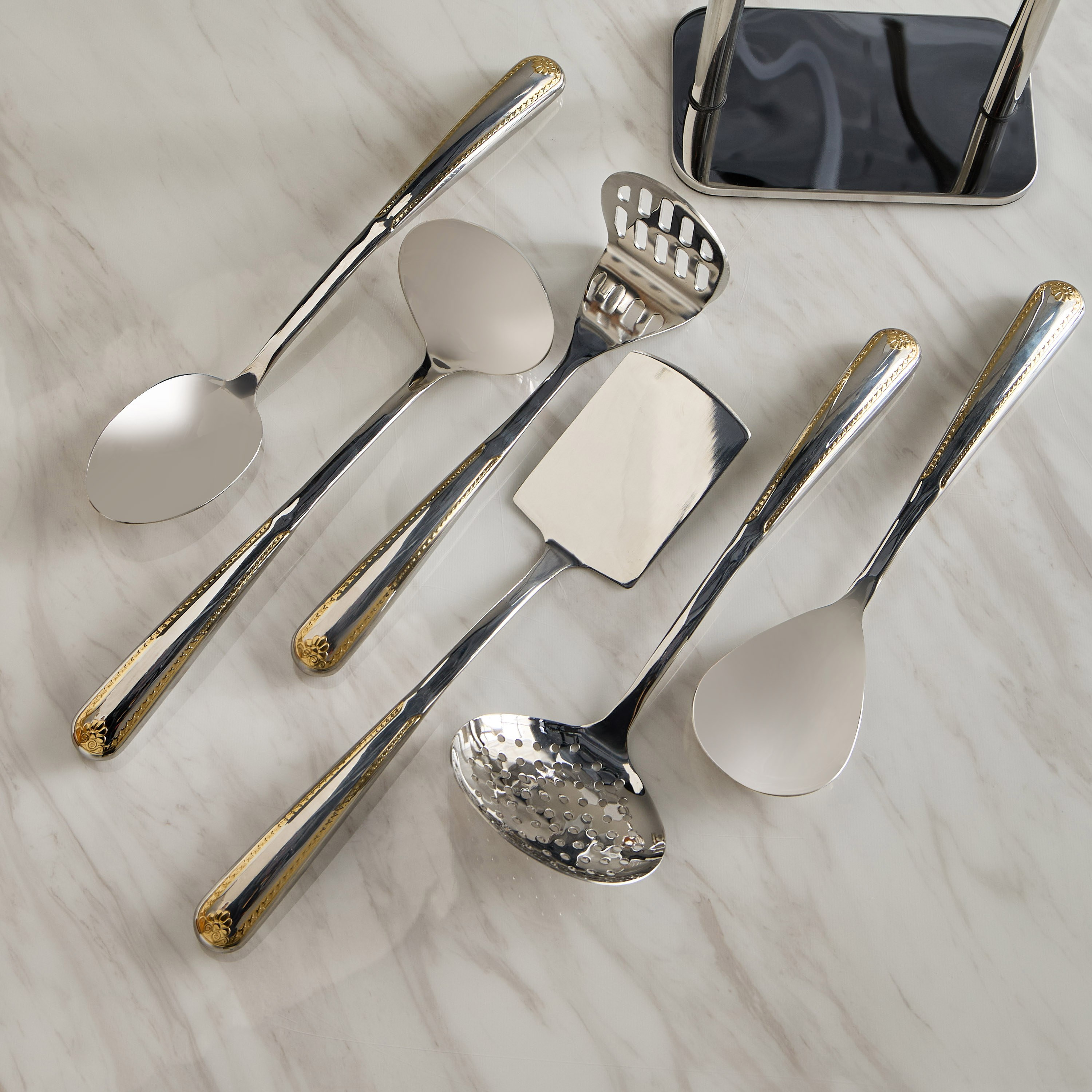 Nadira 7-Piece Cooking Tool and Stand Set-household-kitchen-kitchentoolsandutensils-cookingutensils-image-3