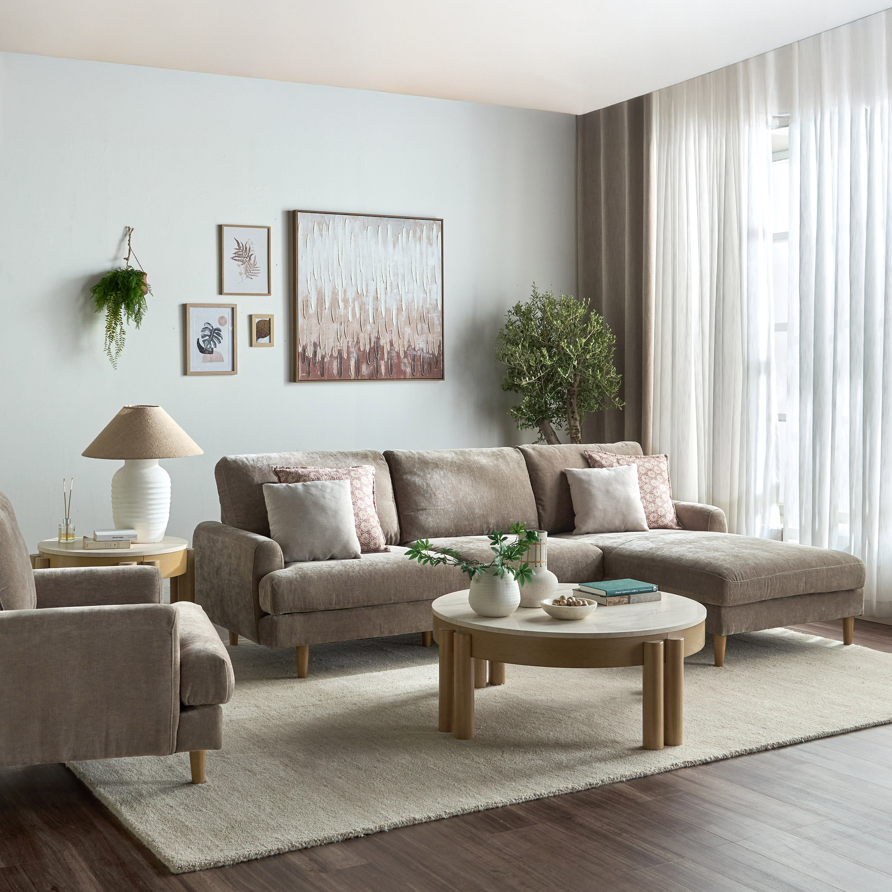 كنب ركنية يمين قماش بـ3 مقاعد - ألبان-furniture-sofaandseating-cornersofas-image-10