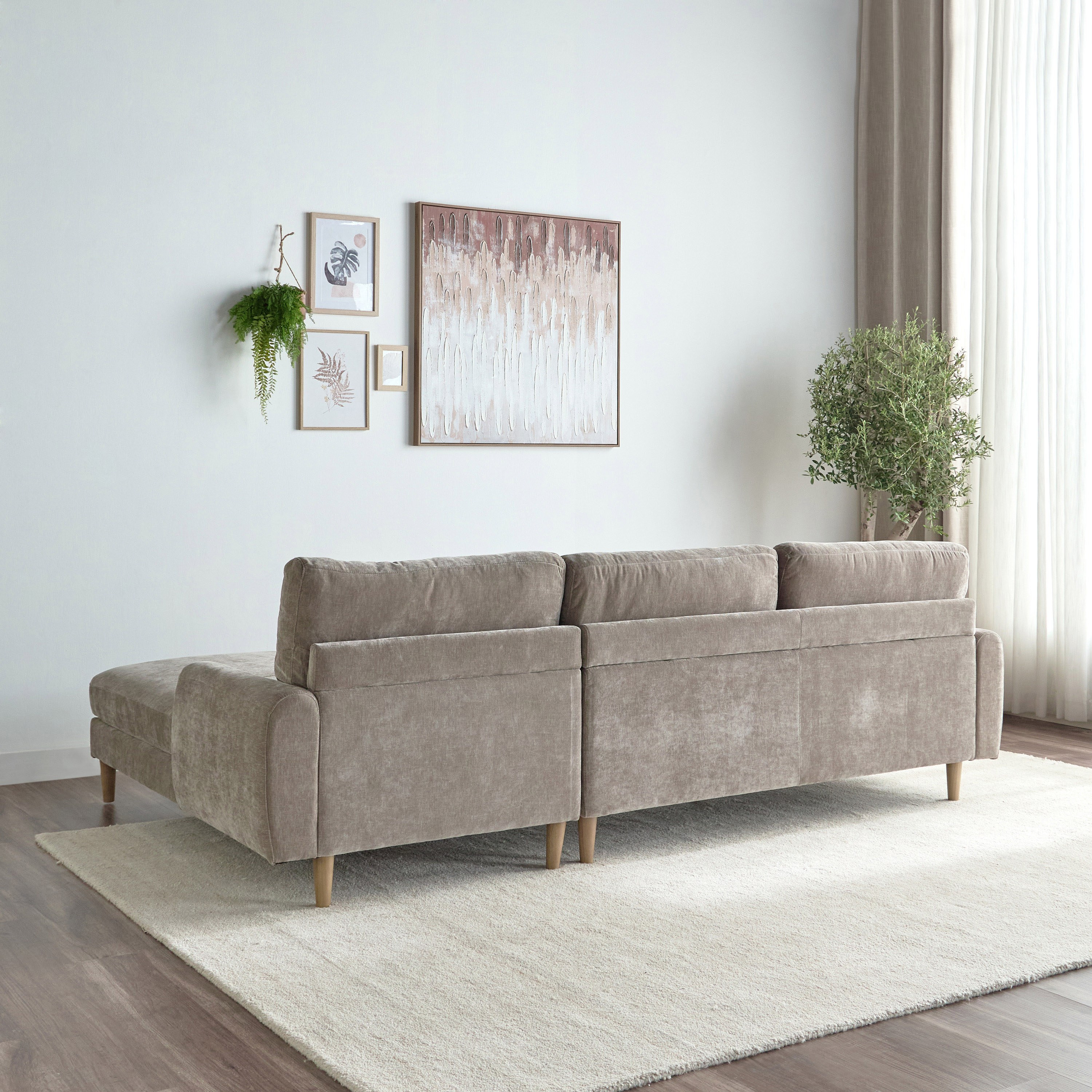 كنب ركنية يمين قماش بـ3 مقاعد - ألبان-furniture-sofaandseating-cornersofas-image-3