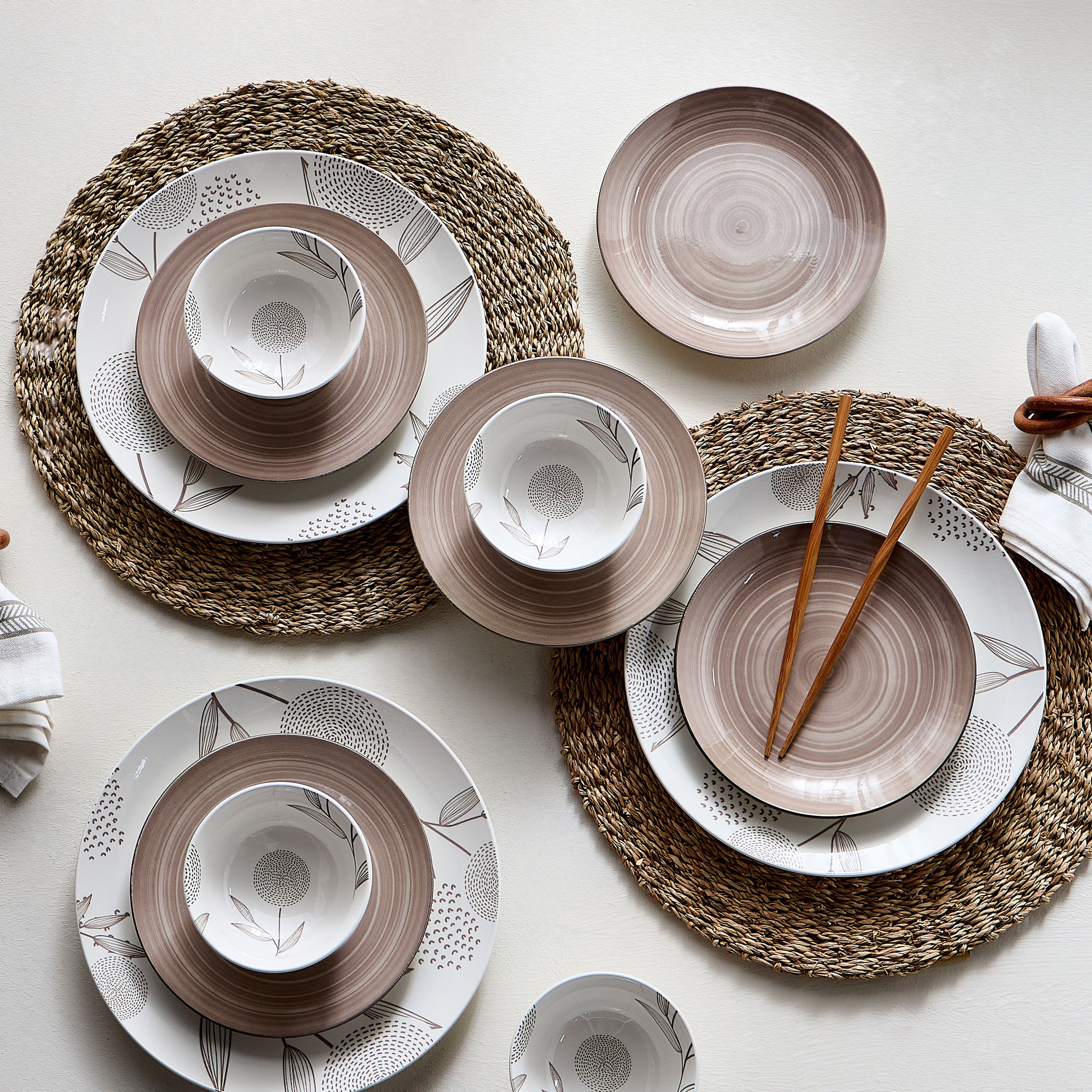 Larah 18-Piece Ceramic Dinner Set - Serves 6-household-dining-dinnerware-dinnersets-image-1