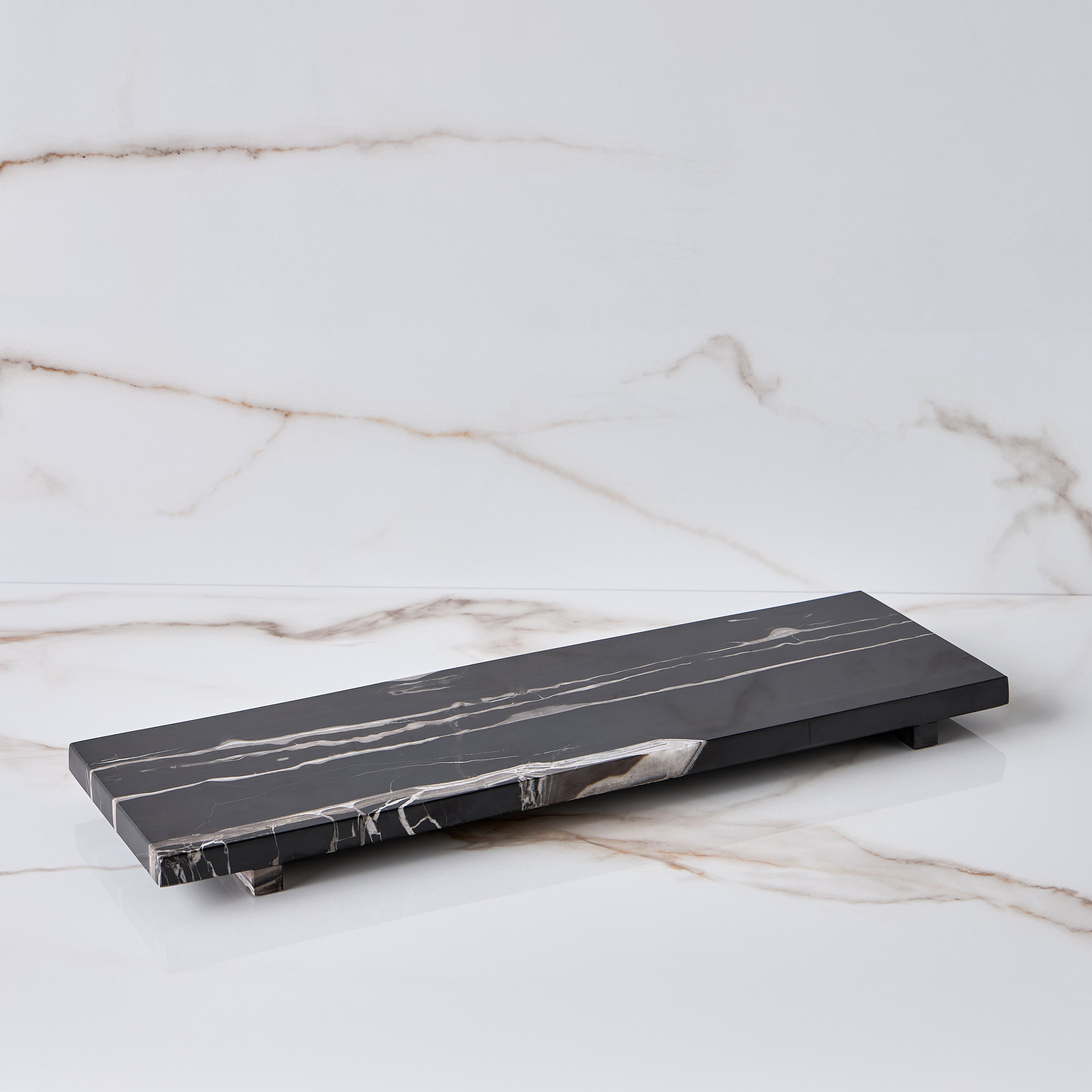 Silver Dragon Marble Platform-household-bathandlaundry-bathaccessories-toweltraysandplatforms-image-1