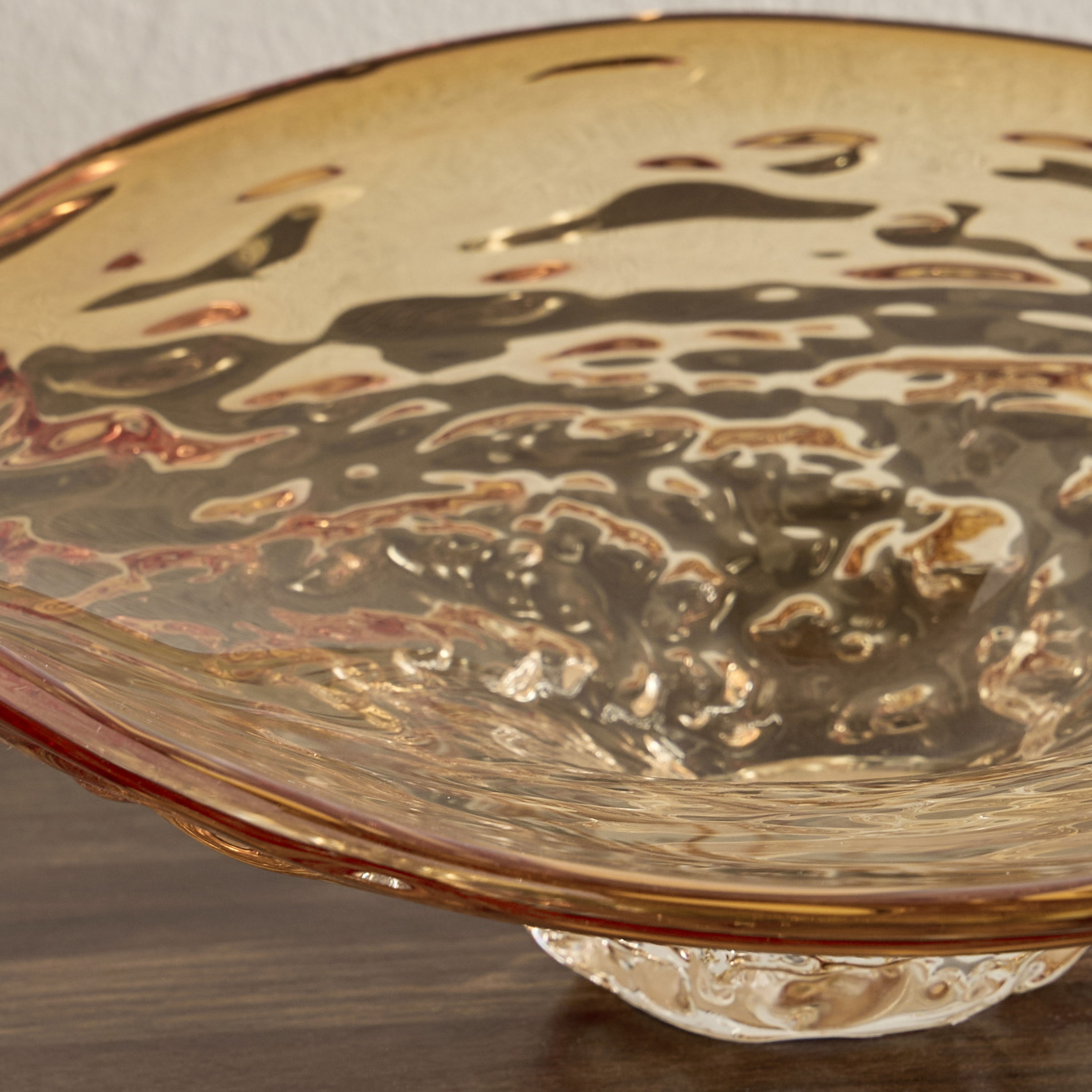Lugano Glass Decorative Bowl - 32x32 cm-household-decor-vasesandbowls-image-2