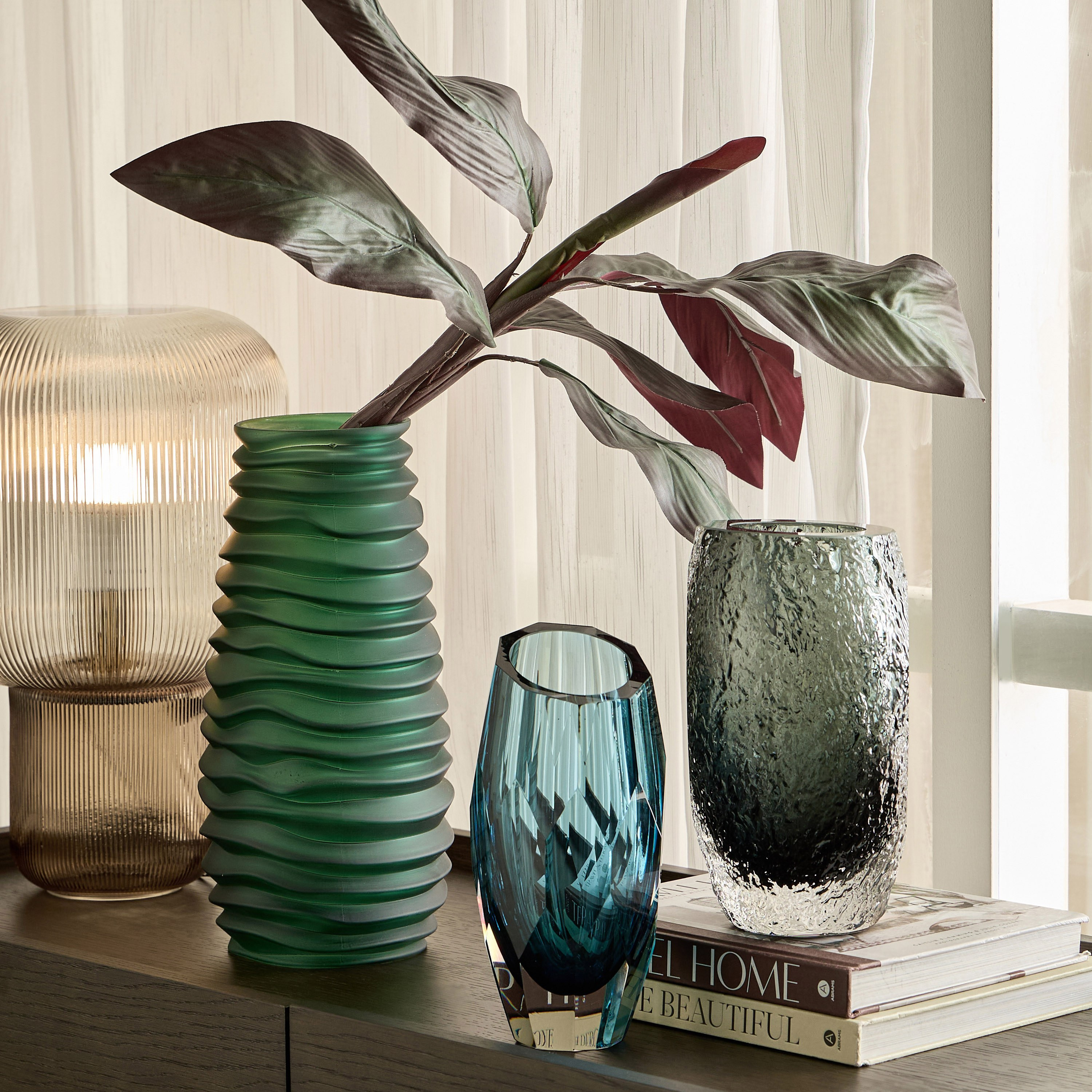 Como Glass Vase - 24 cm-household-decor-vasesandbowls-image-3