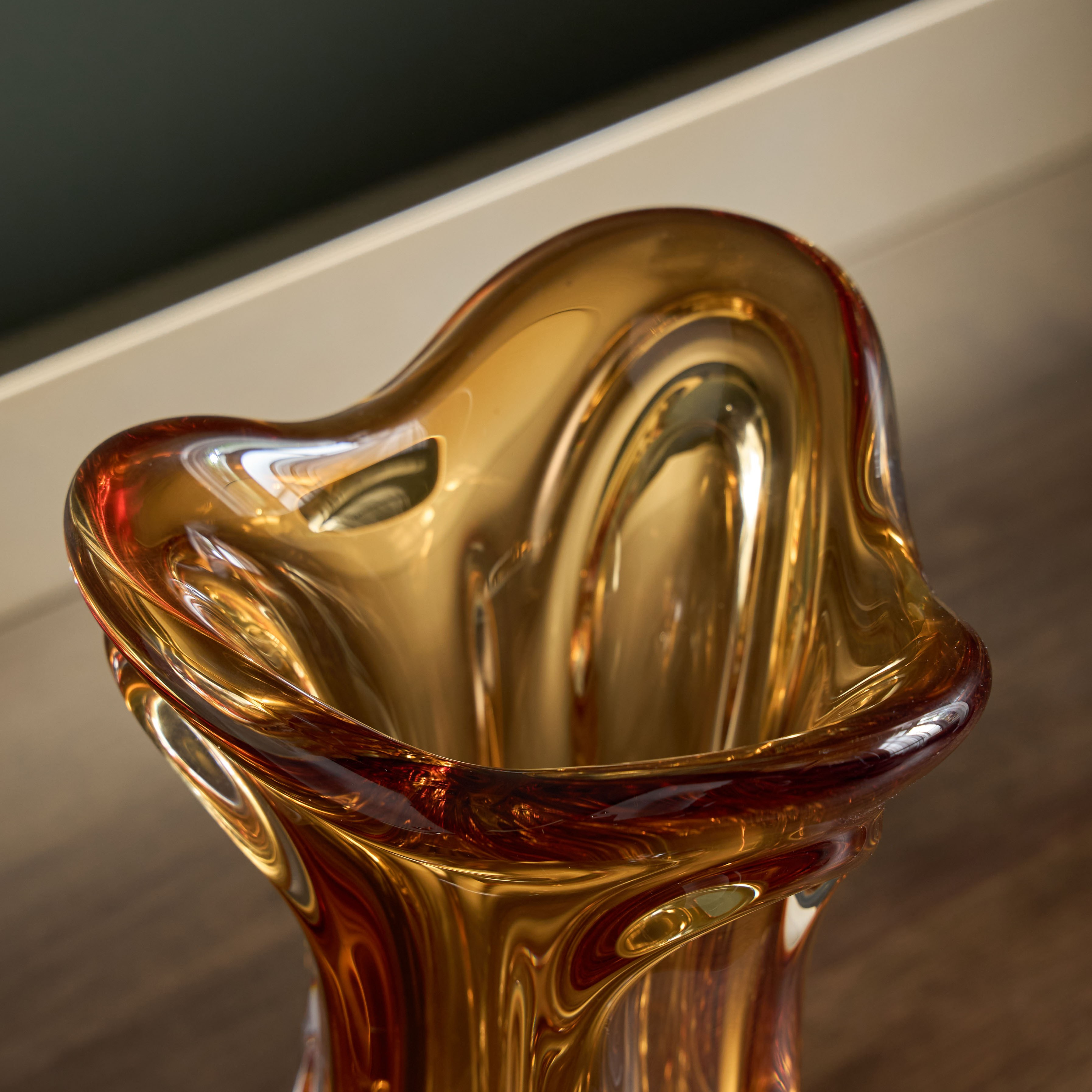Kelly Glass Vase - 26 cm-household-decor-vasesandbowls-image-3