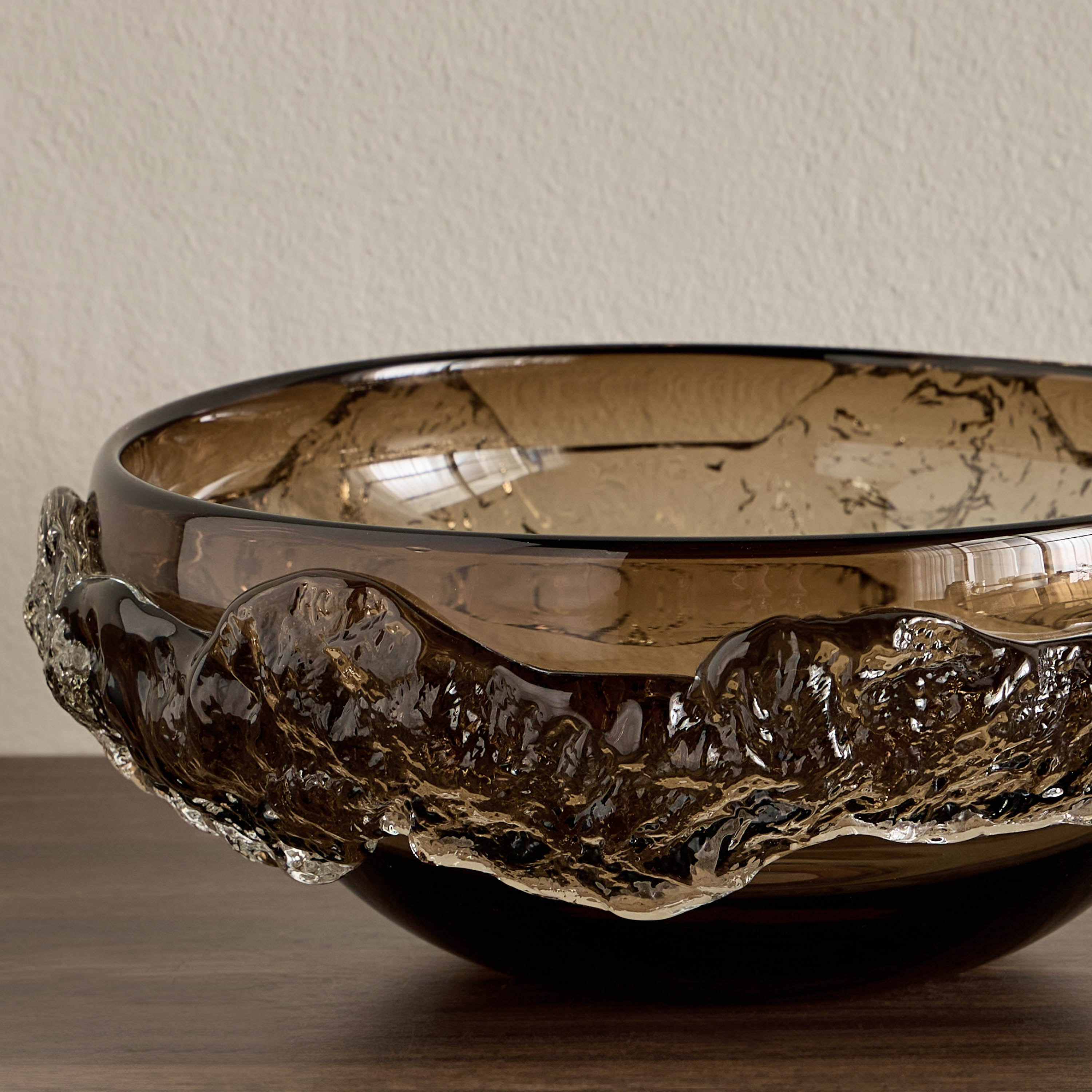 وعاء ديكور زجاج - تمارا - 30x30 سم-household-decor-vasesandbowls-image-2