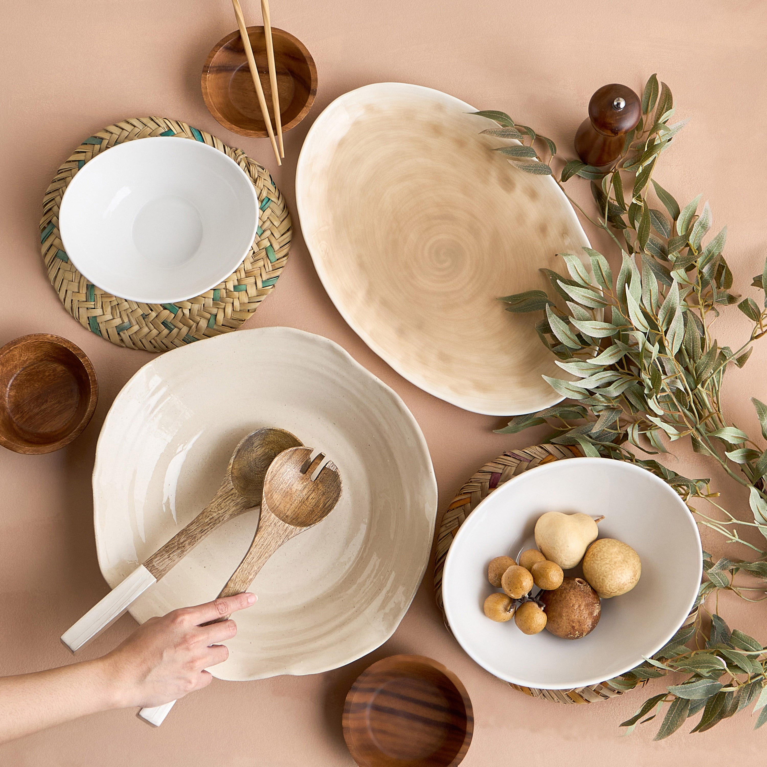وعاء تقديم بورسلان - فيتون - 20 سم-household-dining-dinnerware-bowls-image-3