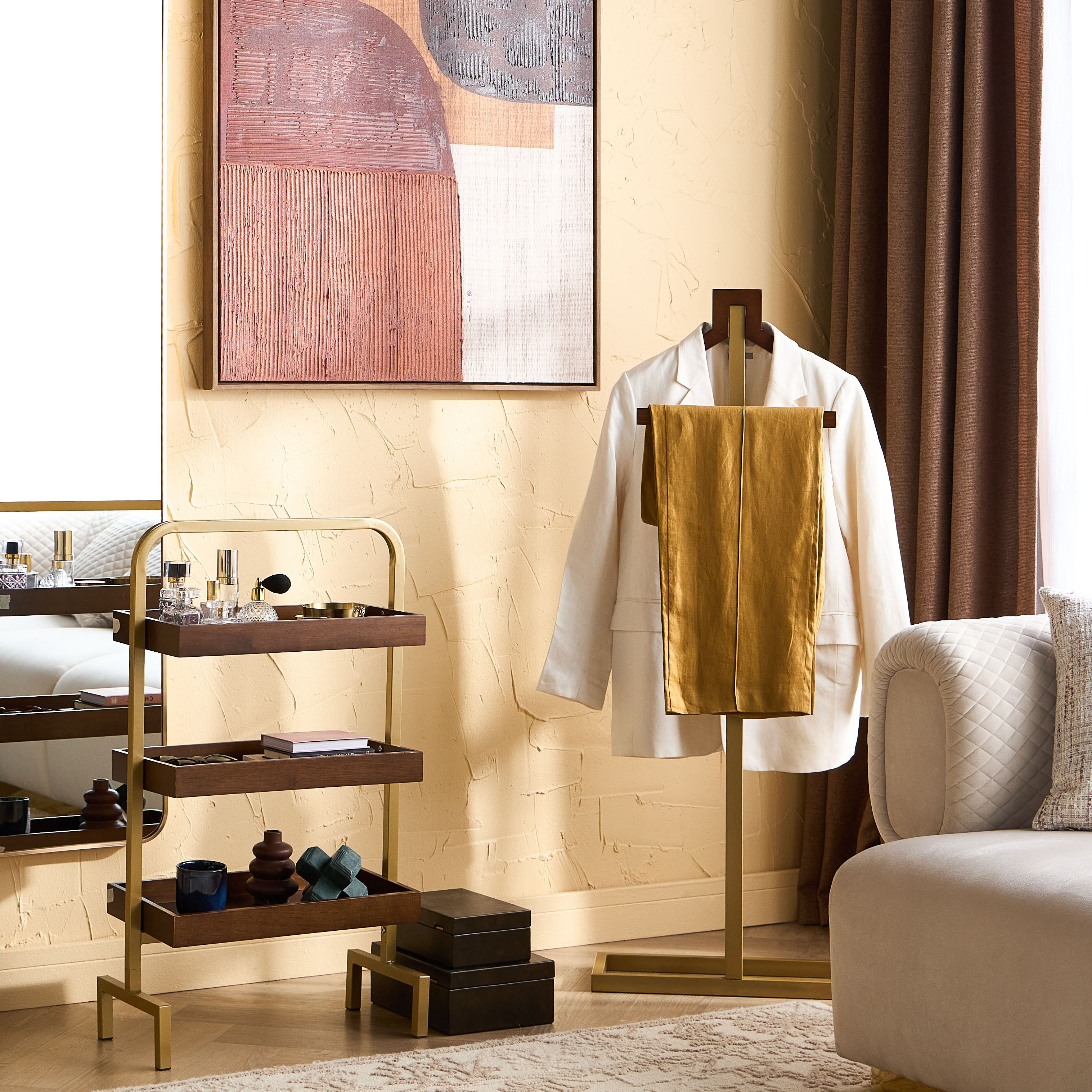 Tamara Iron Suit Stand - 125 cm-household-storage-storagesolutions-tallhangers-image-5