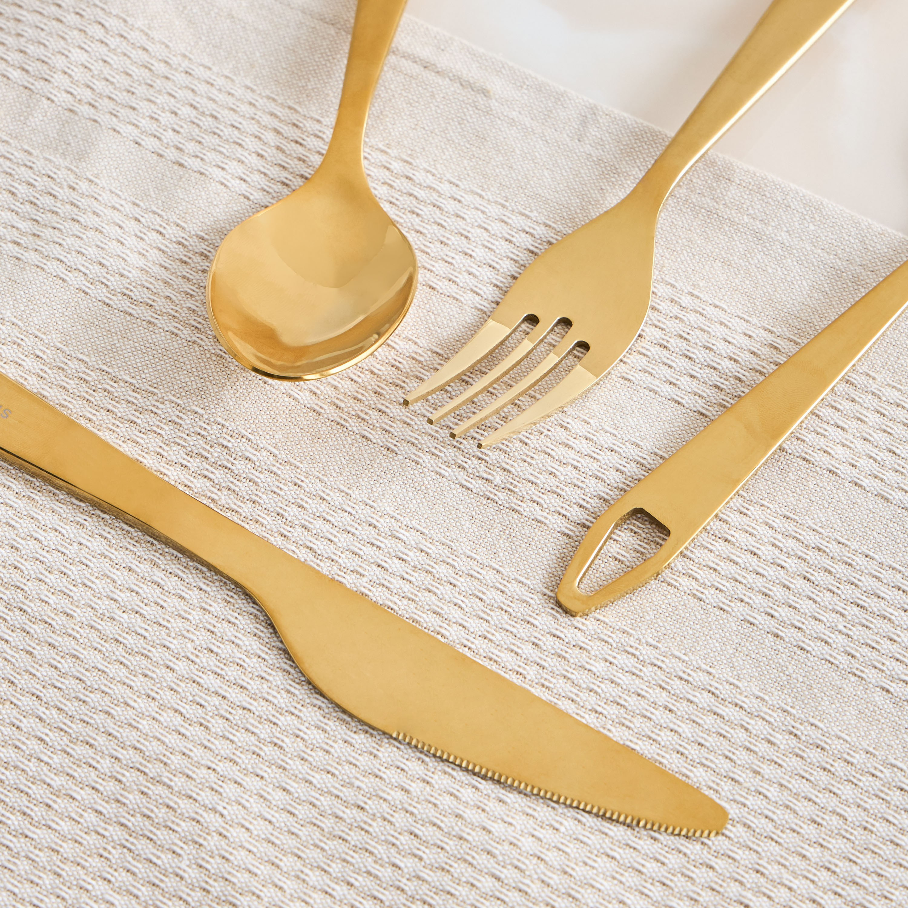 Qubba 24-Piece Cutlery Set with Metal Stand - Serves 6-household-dining-cutlery-cutlerysets-image-2