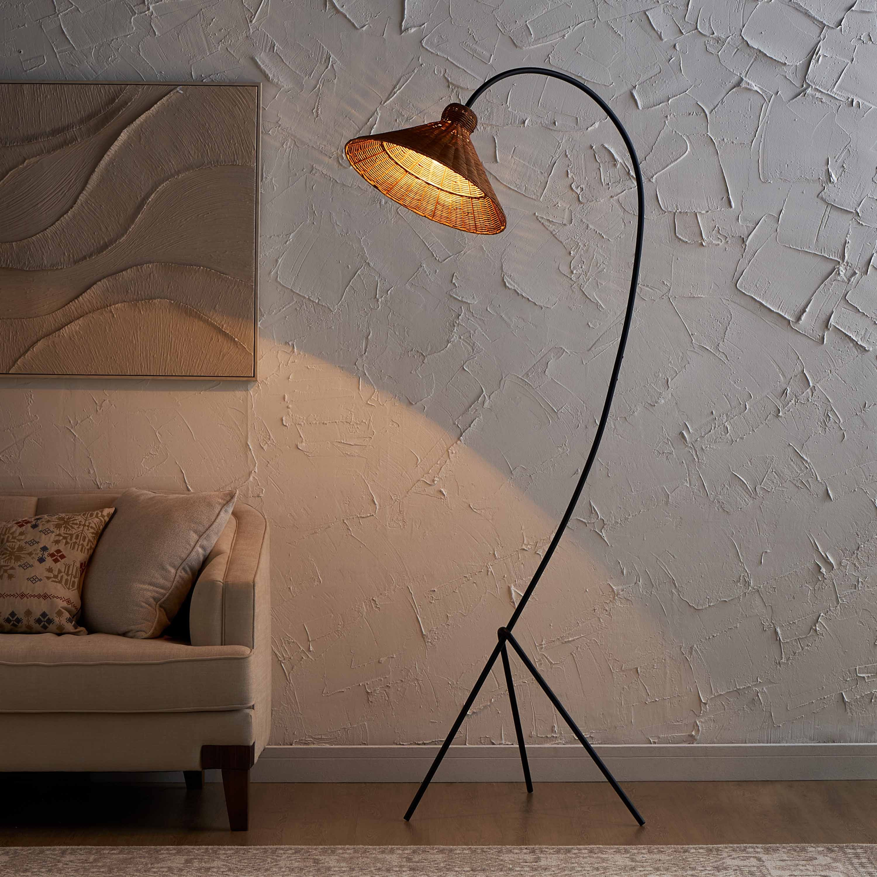 مصباح أرضية معدن - أكيرة- 185 سم-household-lighting-floorlamps-image-2