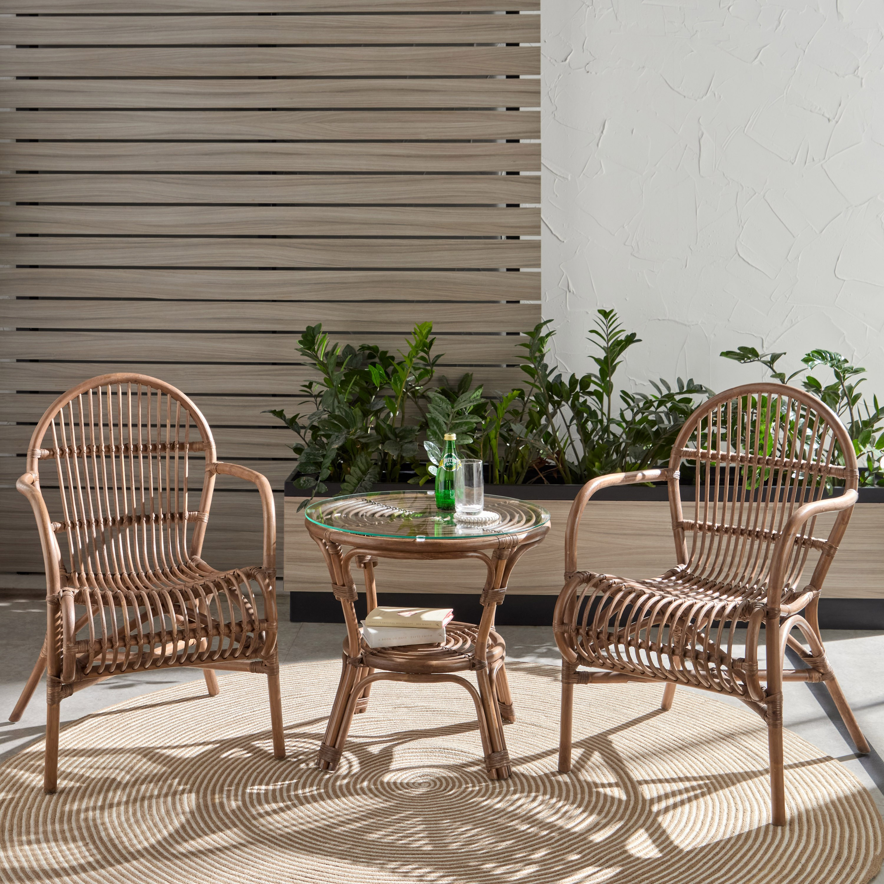 Outdoor Tea Table Set Shop Brian 2-Seater Outdoor Tea Table Set | Homecentre Qatar