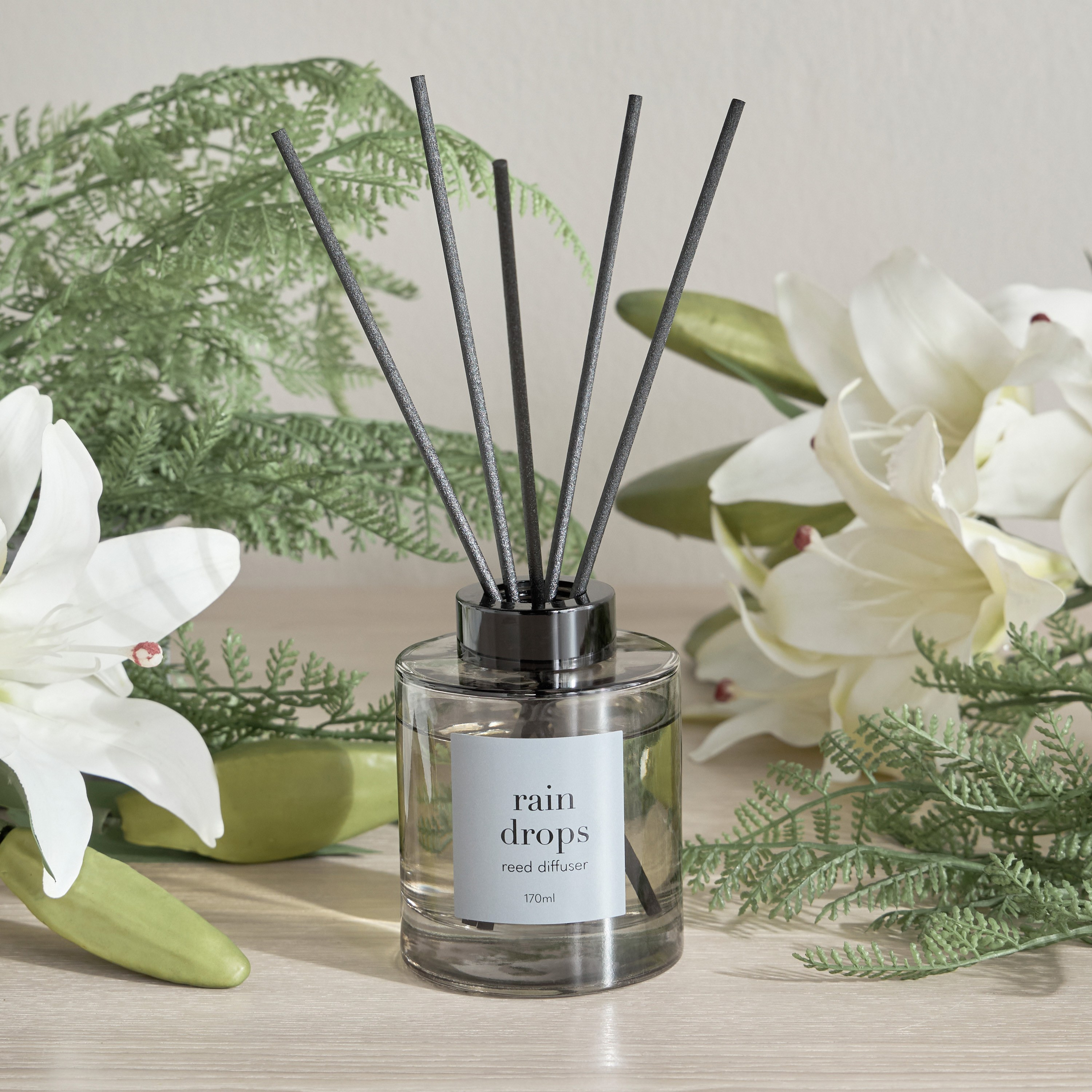 Asasi Rain Drops Reed Diffuser - 170 ml-household-homefragrance-reeddiffusers-image-1