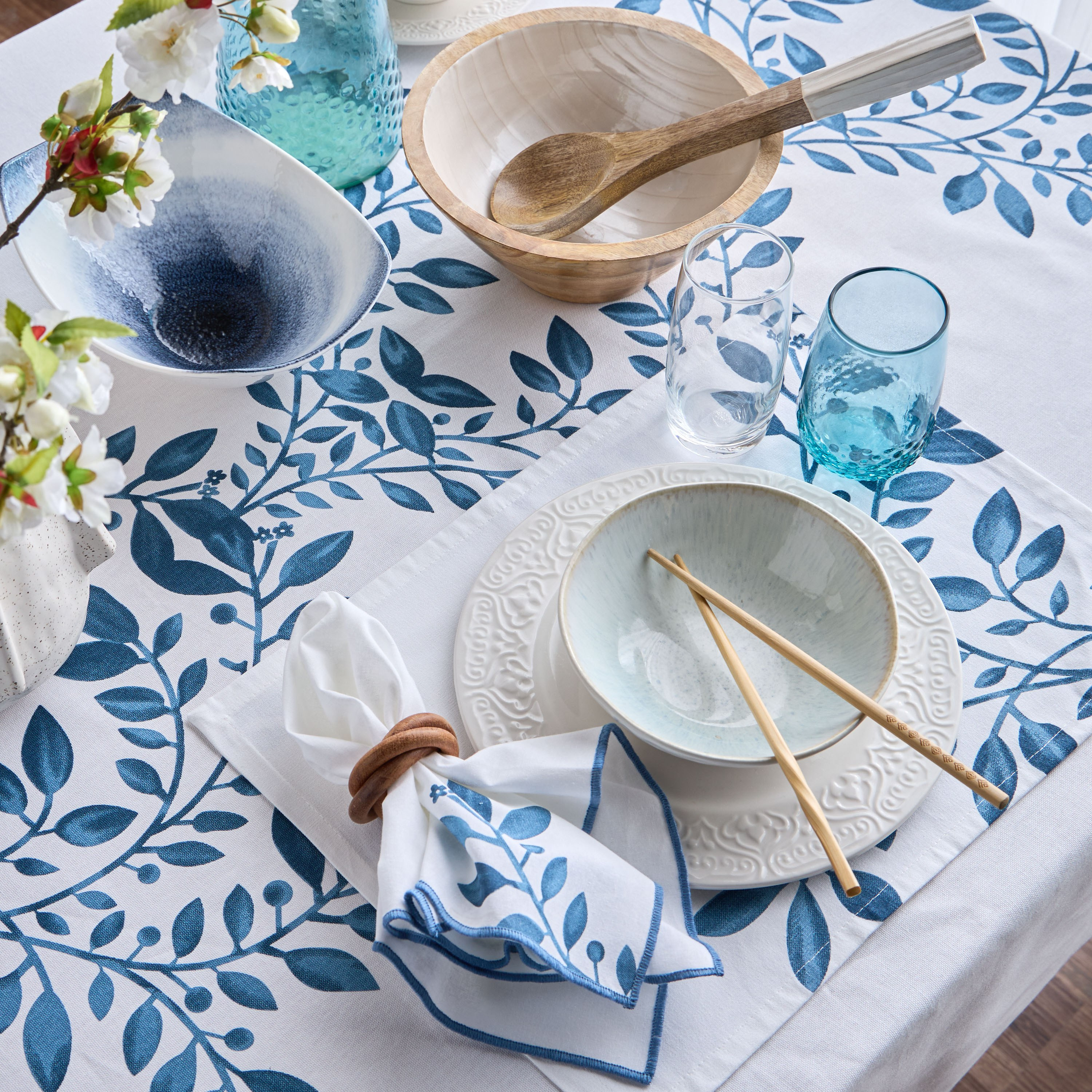 Coastal Retreat Table Cover - 150x250 cm-household-dining-tablelinen-runnersandtablecovers-image-1