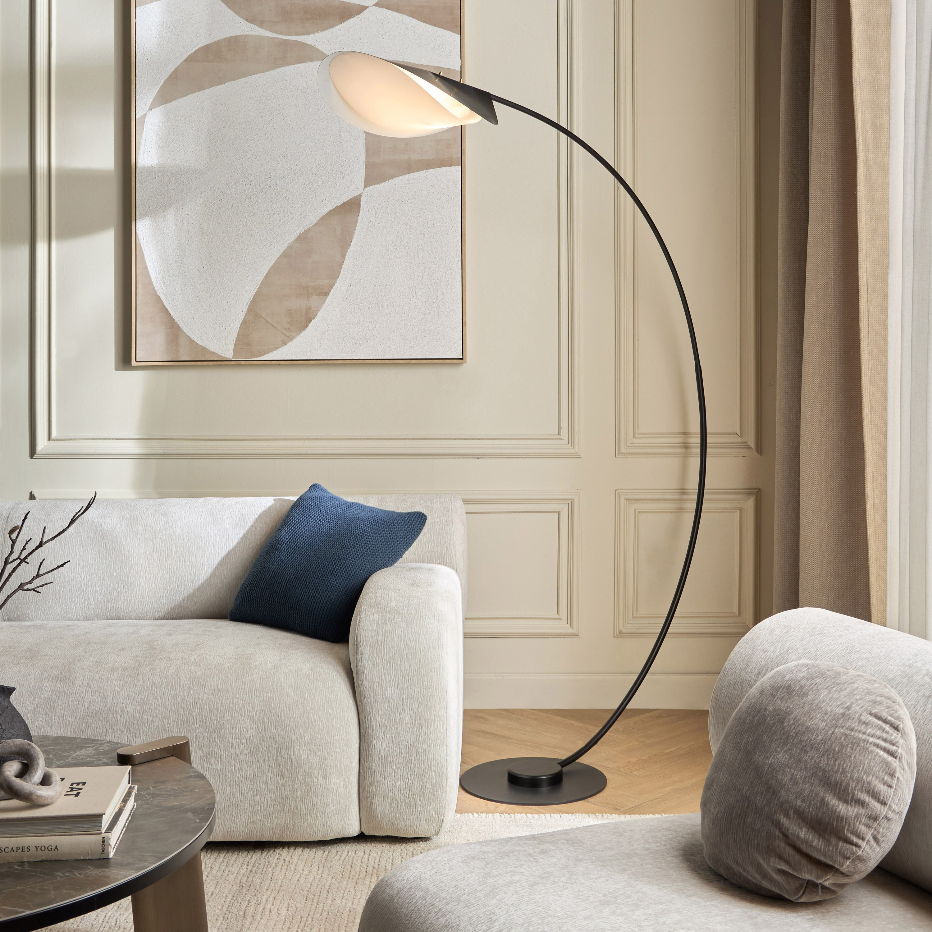 Brogan Metal Arc Floor Lamp - 195 cm-household-lighting-floorlamps-image-6