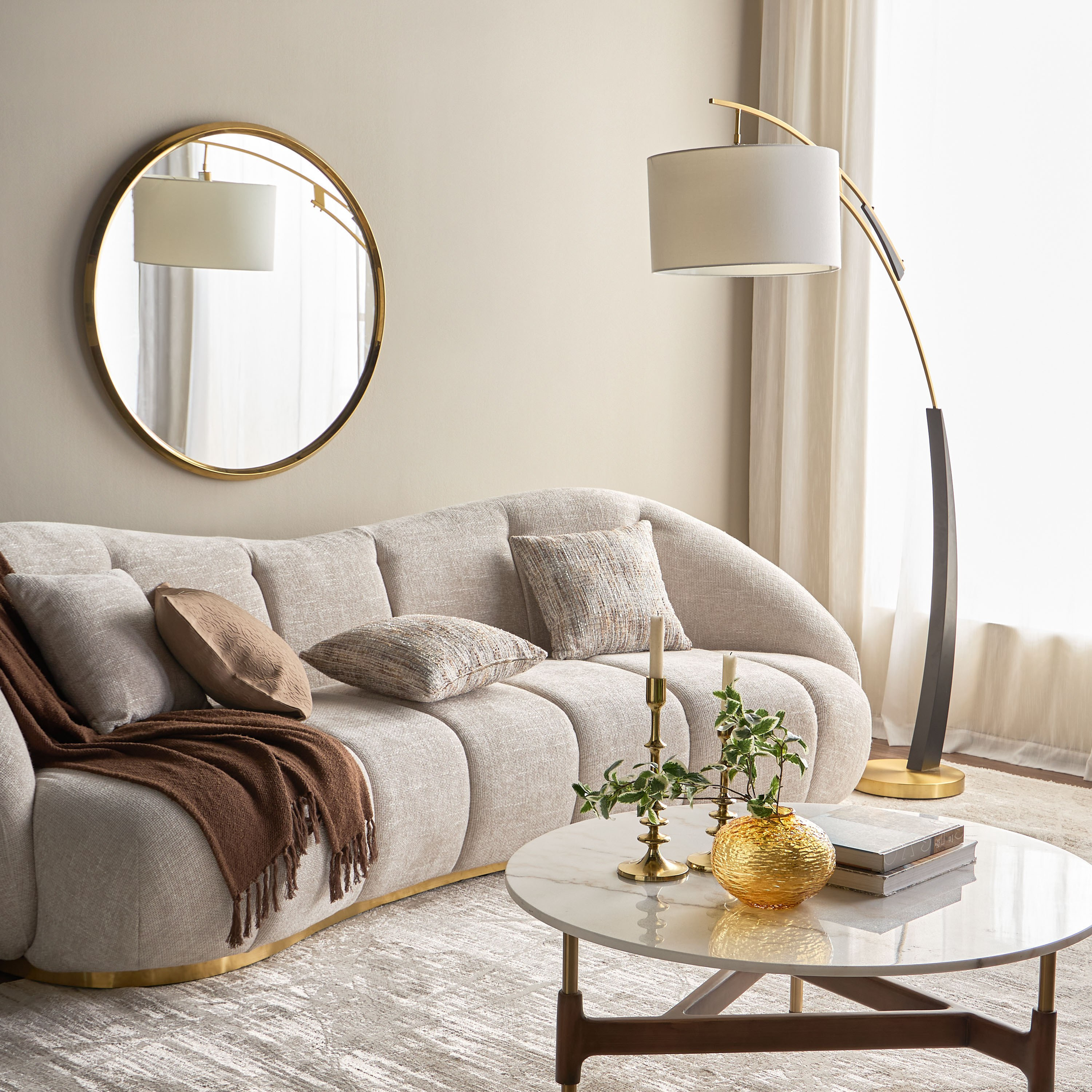 مصباح أرضي معدني على شكل قوس - بيرس - 176 سم-household-lighting-floorlamps-image-6