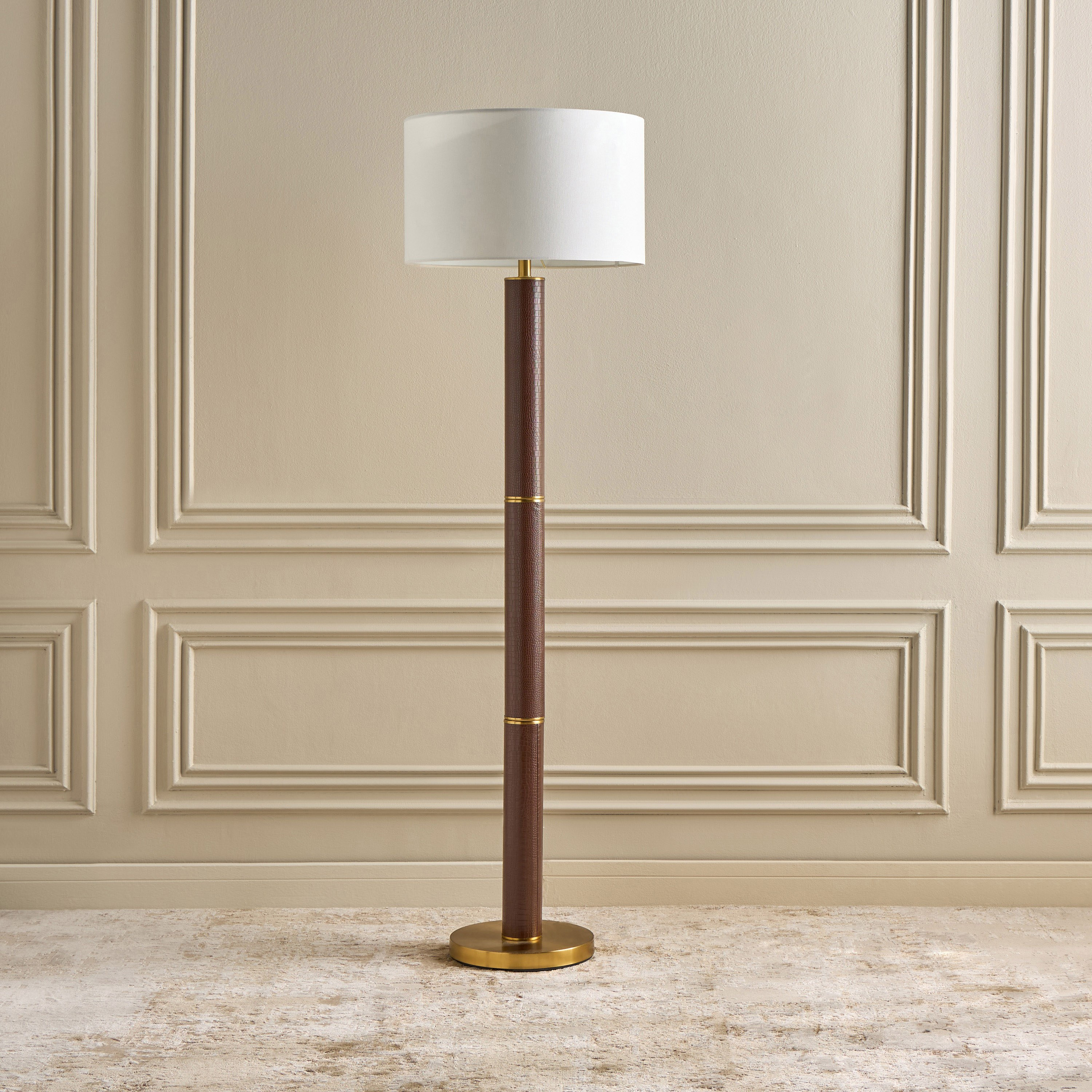 مصباح أرضية قماش-  كينجستون - 160 سم-household-lighting-floorlamps-image-1