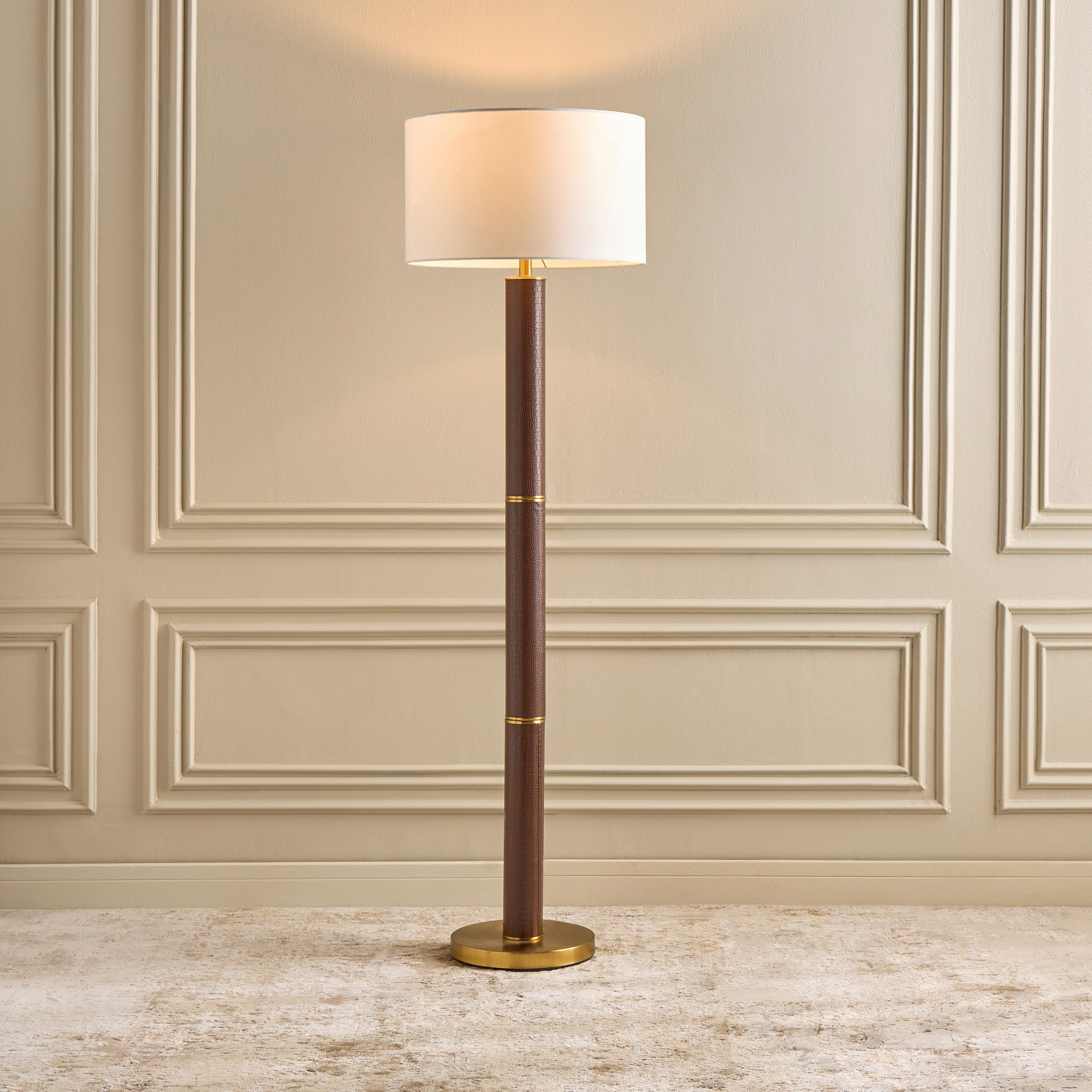 Kingston Fabric Floor Lamp - 160 cm-household-lighting-floorlamps-image-2