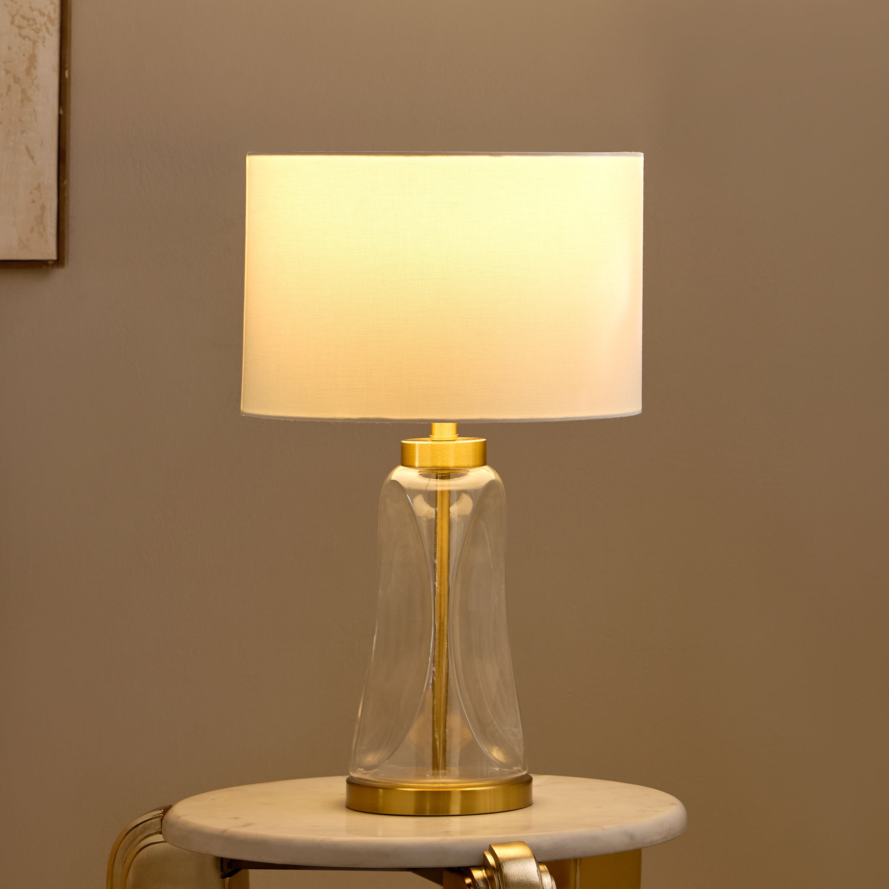 مصباح طاولة زجاجي - سوير - 63 سم-household-lighting-tableanddesklamps-image-2