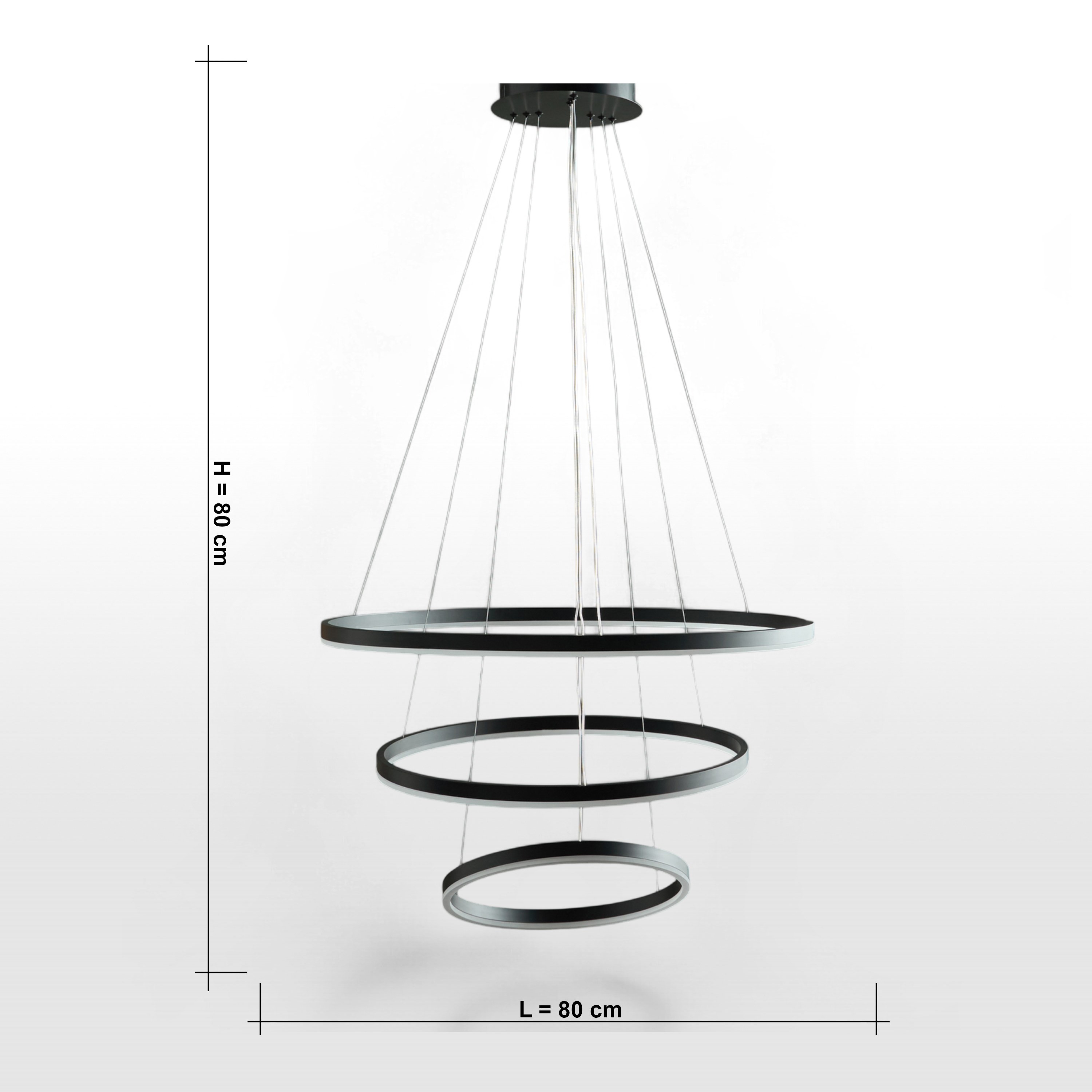 مصباح إل إي دي معلق معدني بـ 3 لمبات - أنطوان-household-lighting-ceilinglamps-pendantlamps-image-5