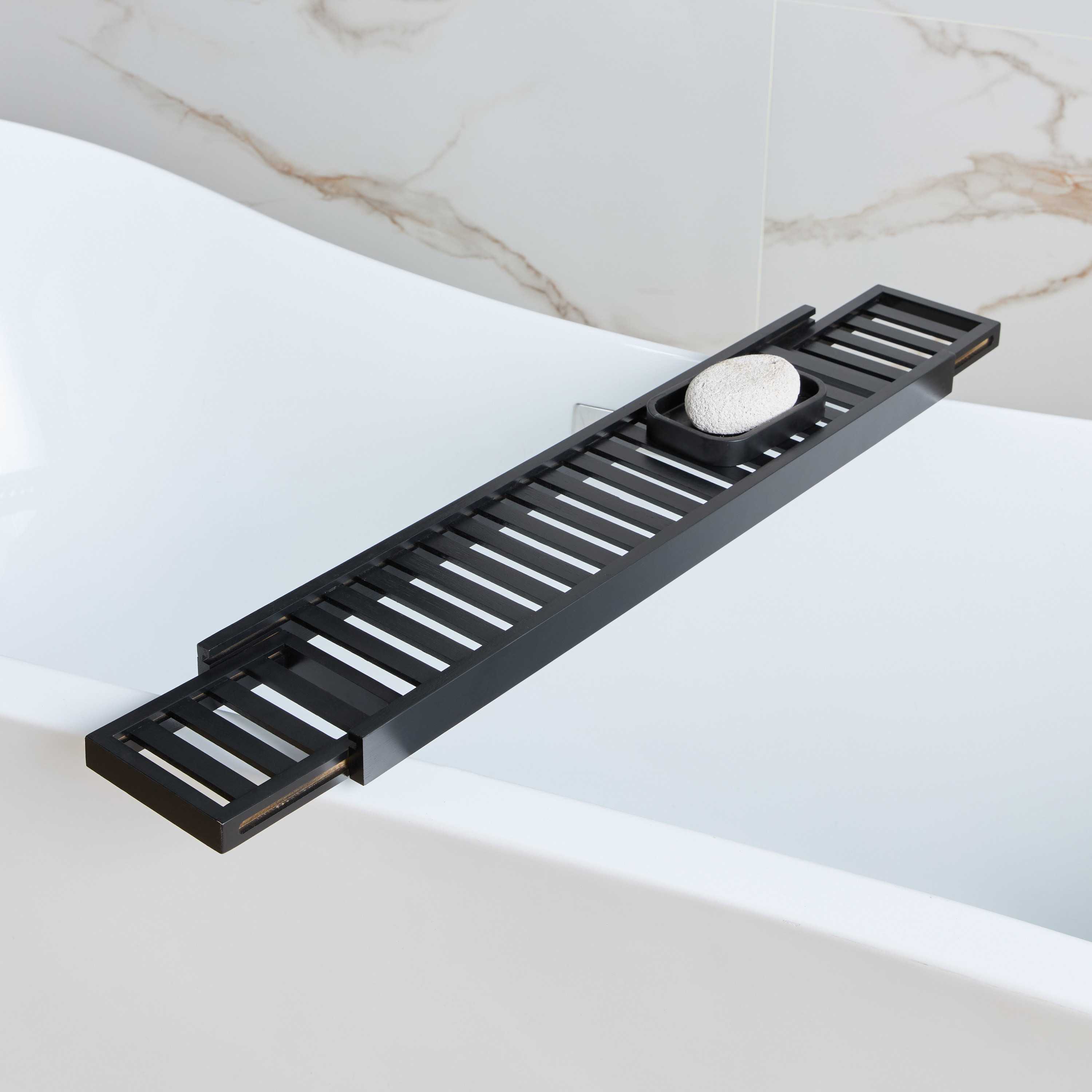 Bamboo Bath Tub Caddy-household-bathandlaundry-shower-showeraccessories-image-1