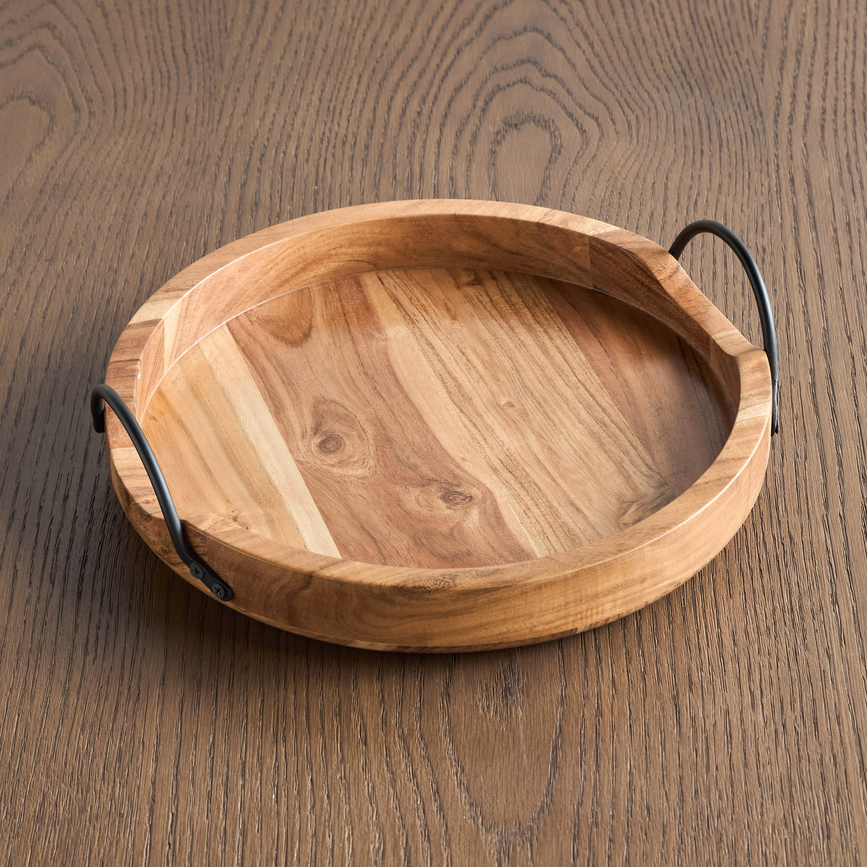 صينية تقديم خشبية - هيرتدج-household-dining-serveware-servingtrays-image-1