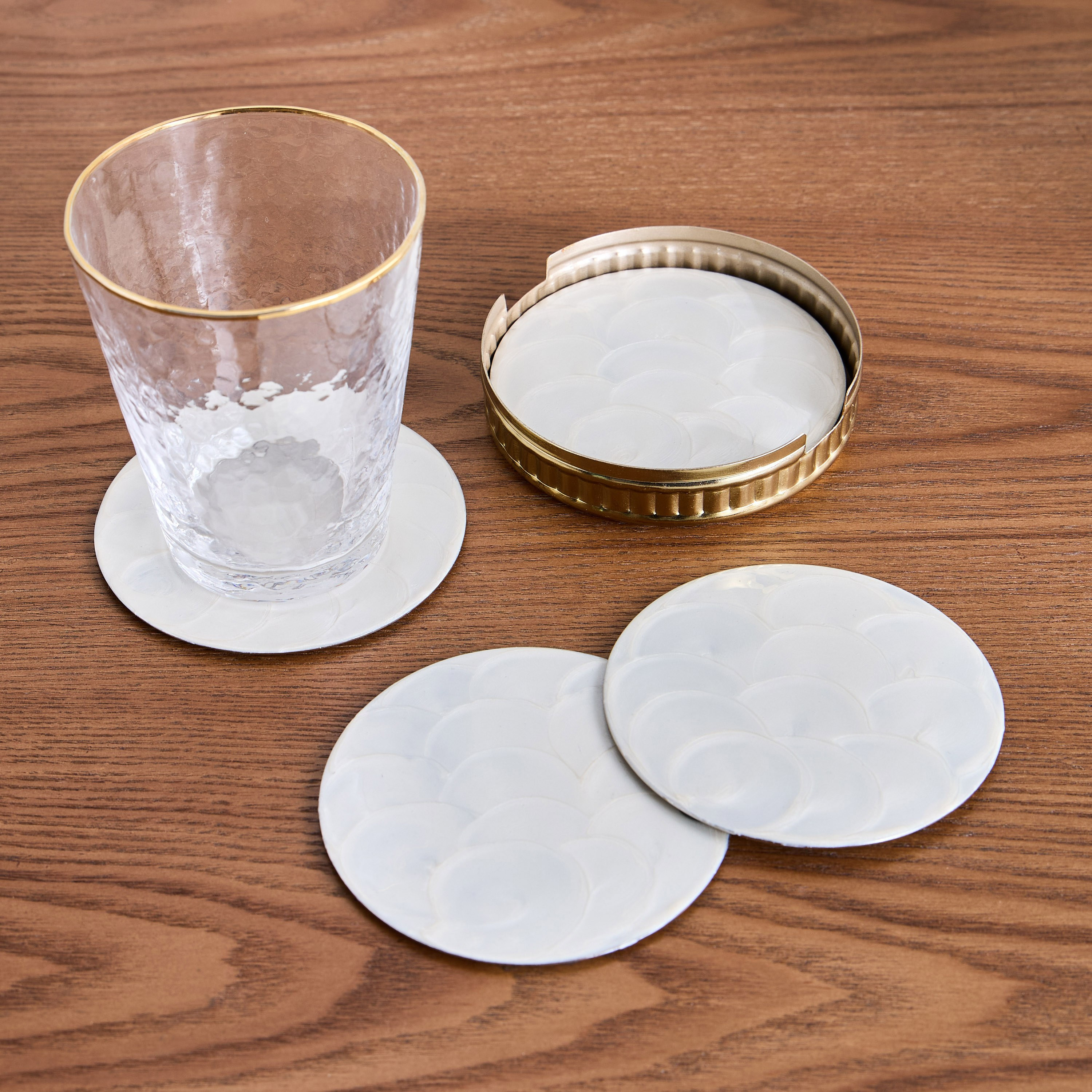 طقم قواعد أكواب 4 قطع - يوني-household-dining-tablelinen-napkinsandaccessories-image-1
