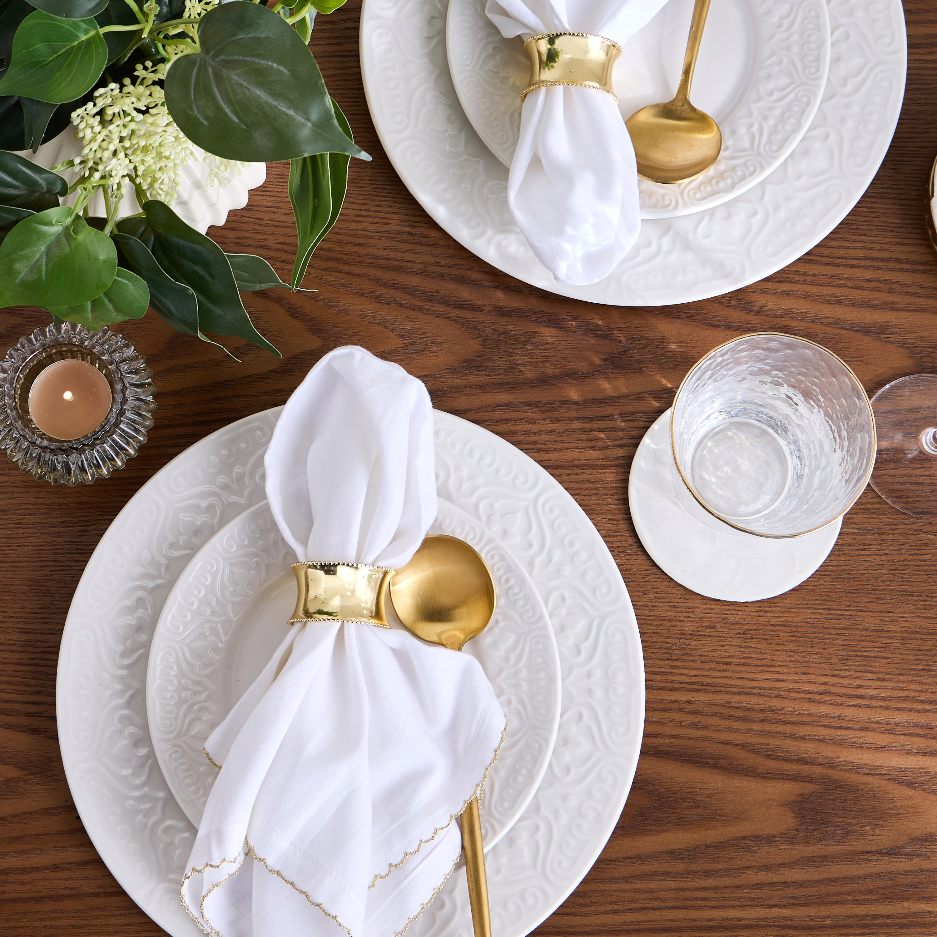 طقم قواعد أكواب 4 قطع - يوني-household-dining-tablelinen-napkinsandaccessories-image-4
