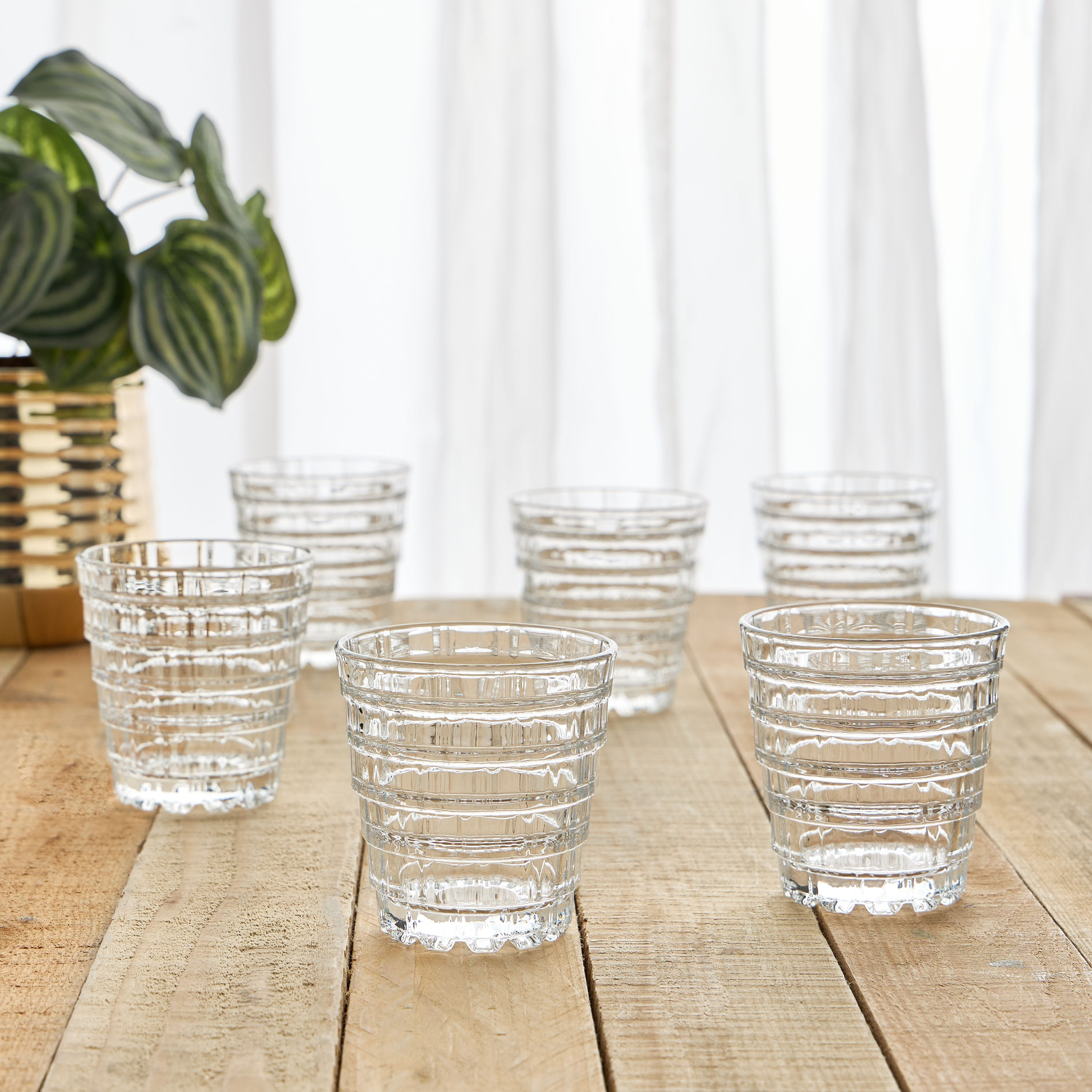 Qubba 6-Piece Glass Set - 282 ml-household-dining-glassware-drinkingglasses-image-1