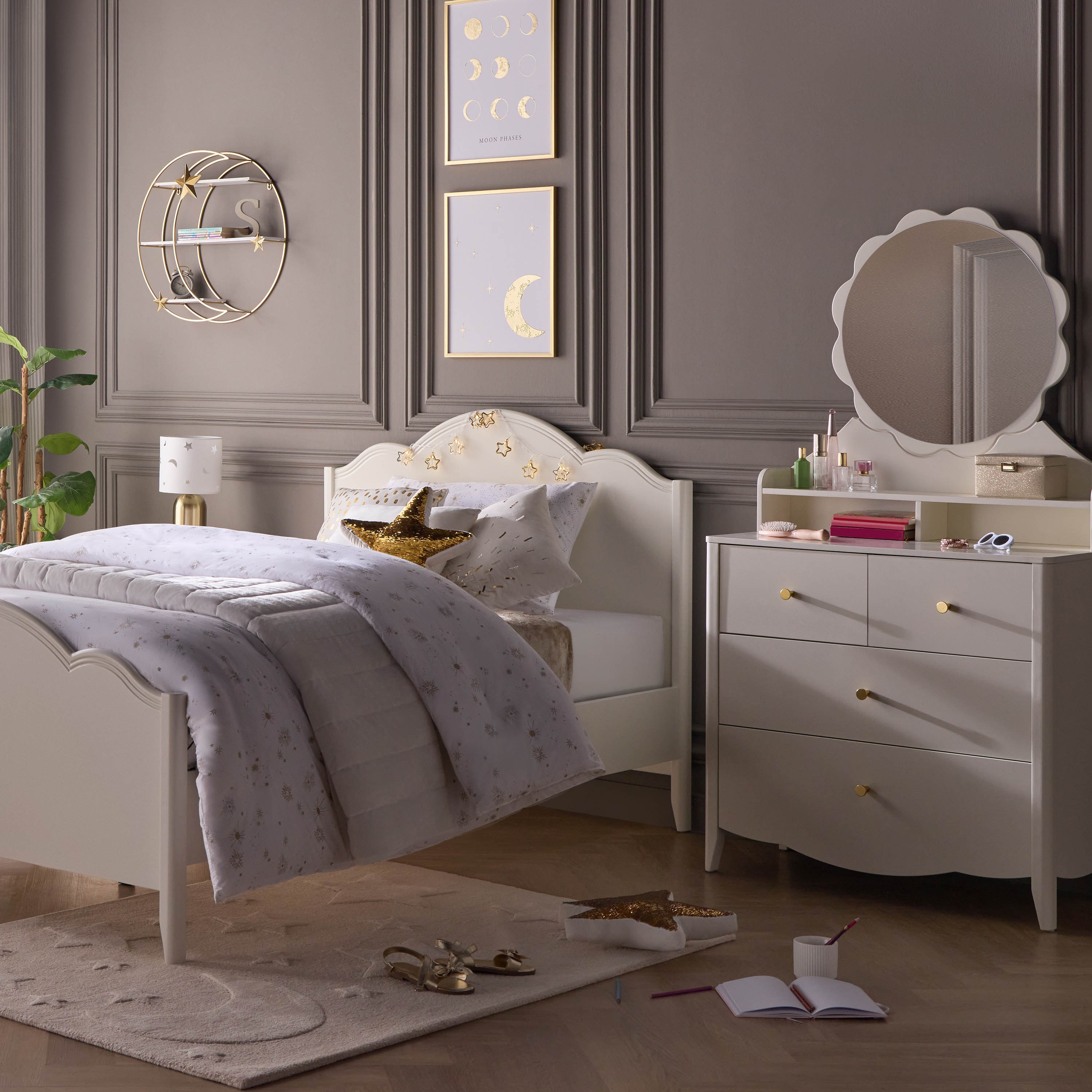 Celestial Cotton Hand Tufted Rug - 120x160 cm-kids-rugsandcarpets-rugs-image-5