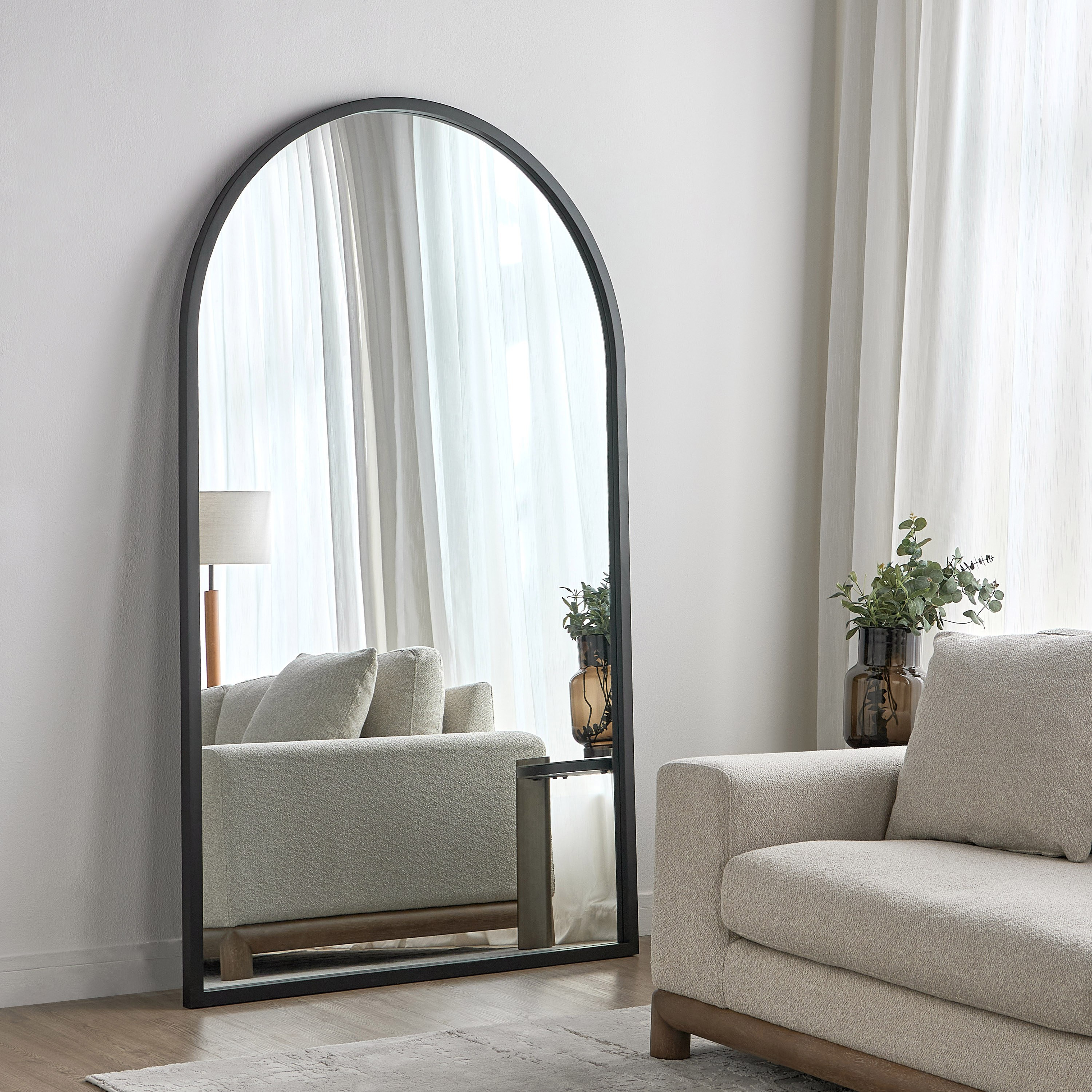 Mackenzie Arch Leaner Mirror - 200x120 cm-household-walldecorandmirrors-mirrors-floormirrors-image-1