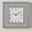 Monterey Glass Wall Clock - 50x50 cm-household-walldecorandmirrors-clocks-image-1