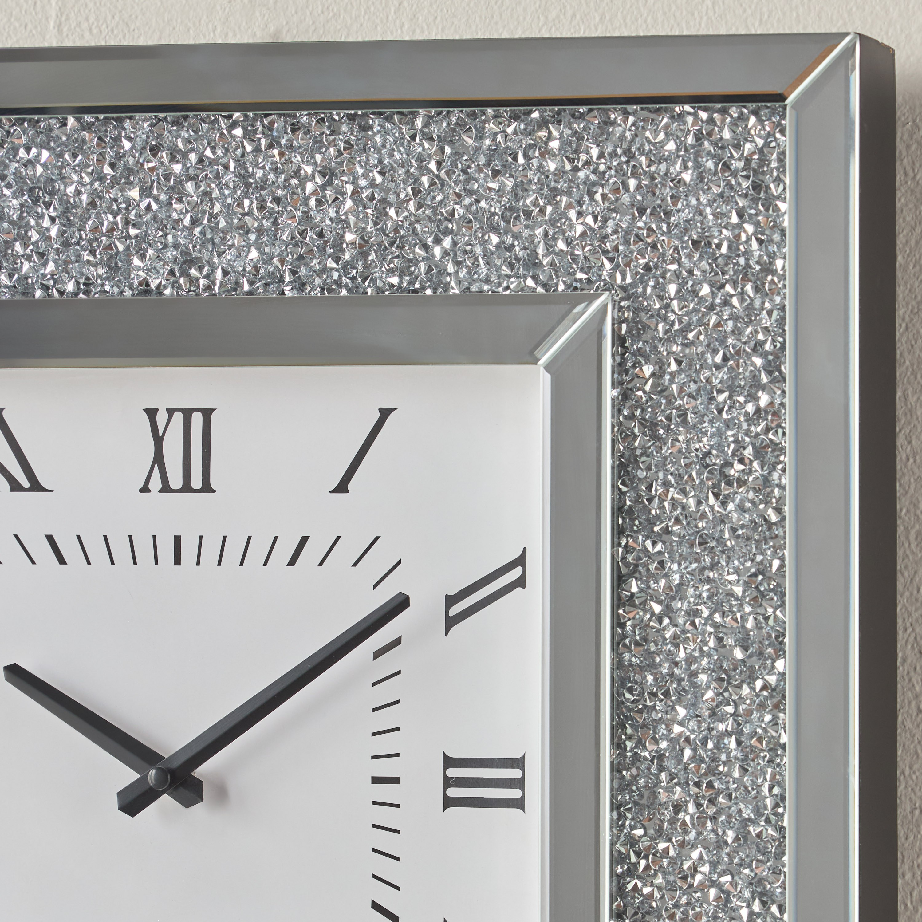 Monterey Glass Wall Clock - 50x50 cm-household-walldecorandmirrors-clocks-image-3