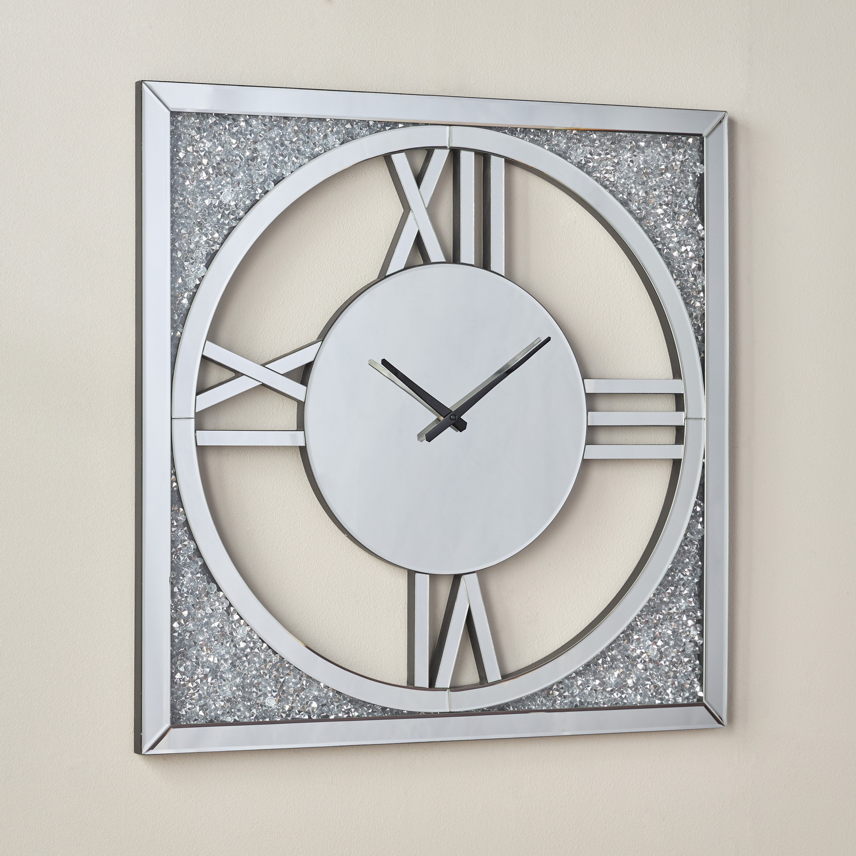 ساعة حائط زجاج - سالتون - 80x80 سم-household-walldecorandmirrors-clocks-image-2