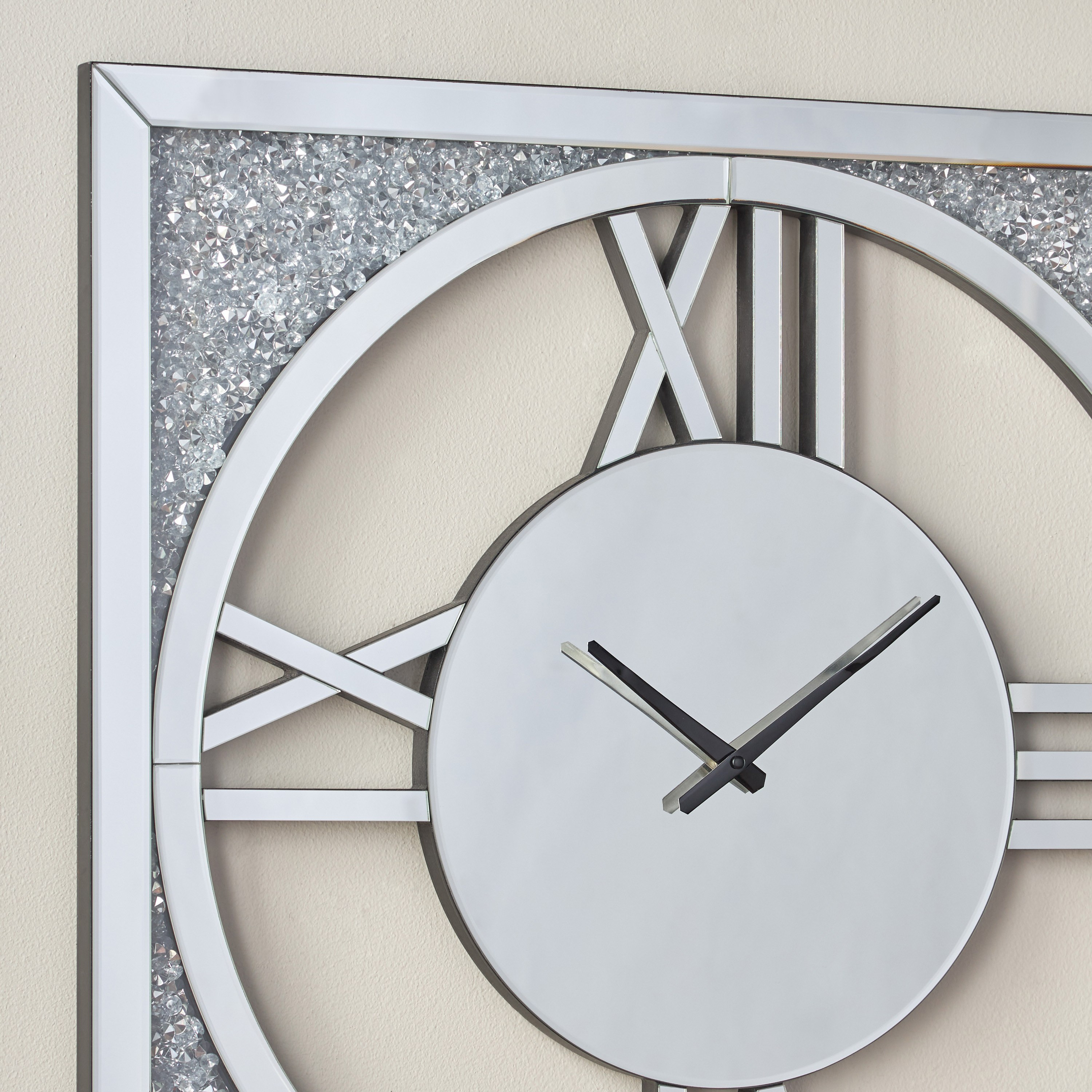 ساعة حائط زجاج - سالتون - 80x80 سم-household-walldecorandmirrors-clocks-image-3