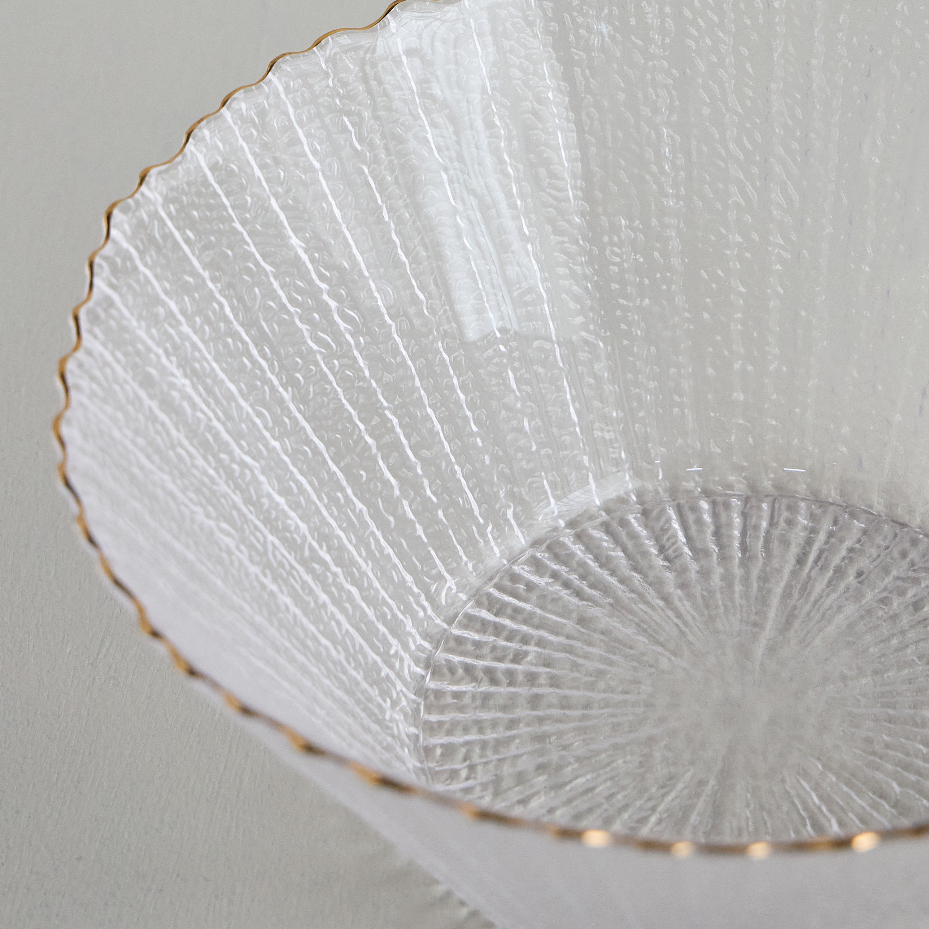 Doree Glass Serving Bowl - 25 cm-household-dining-dinnerware-bowls-image-2