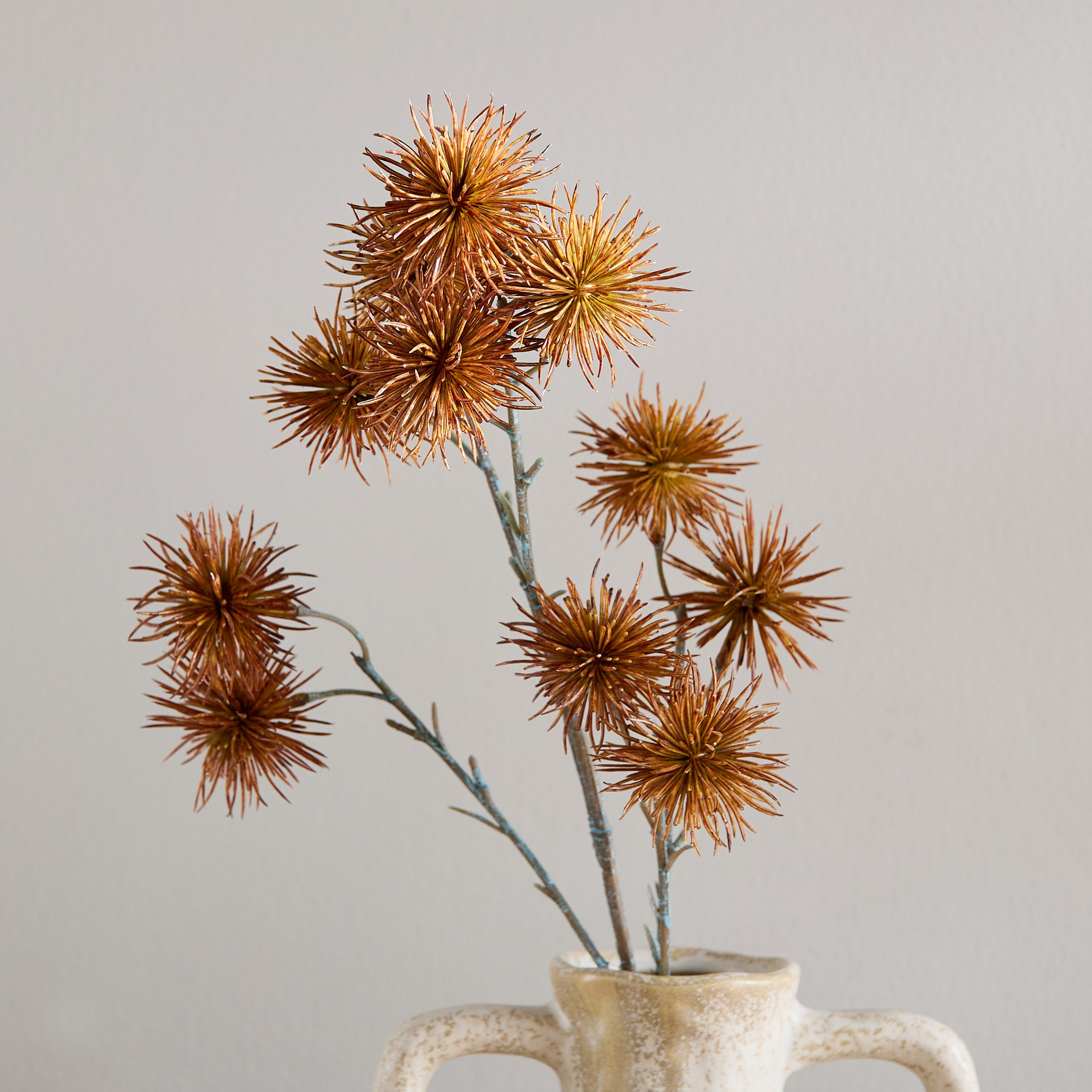رذاذ كرات زهور الخريف بجذع - 65 سم-household-gardenandoutdoor-artificialflowersandplants-fillers-image-1