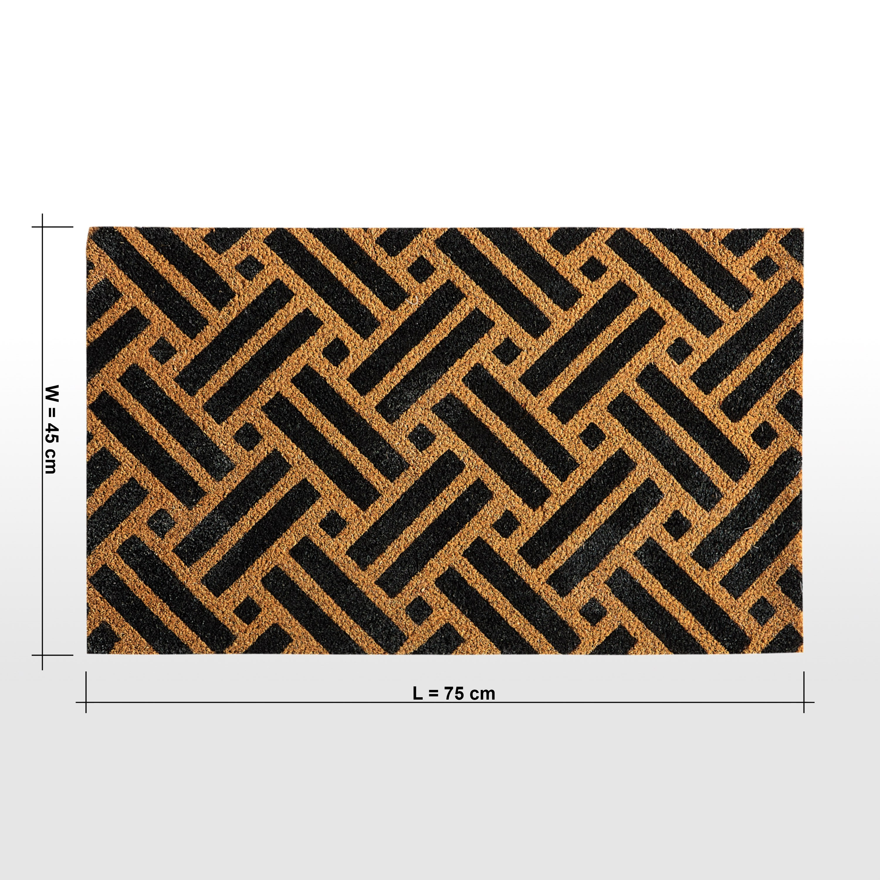 سجادة باب بتصميم هندسي - 45x75 سم-household-rugsandcarpets-doormats-image-5