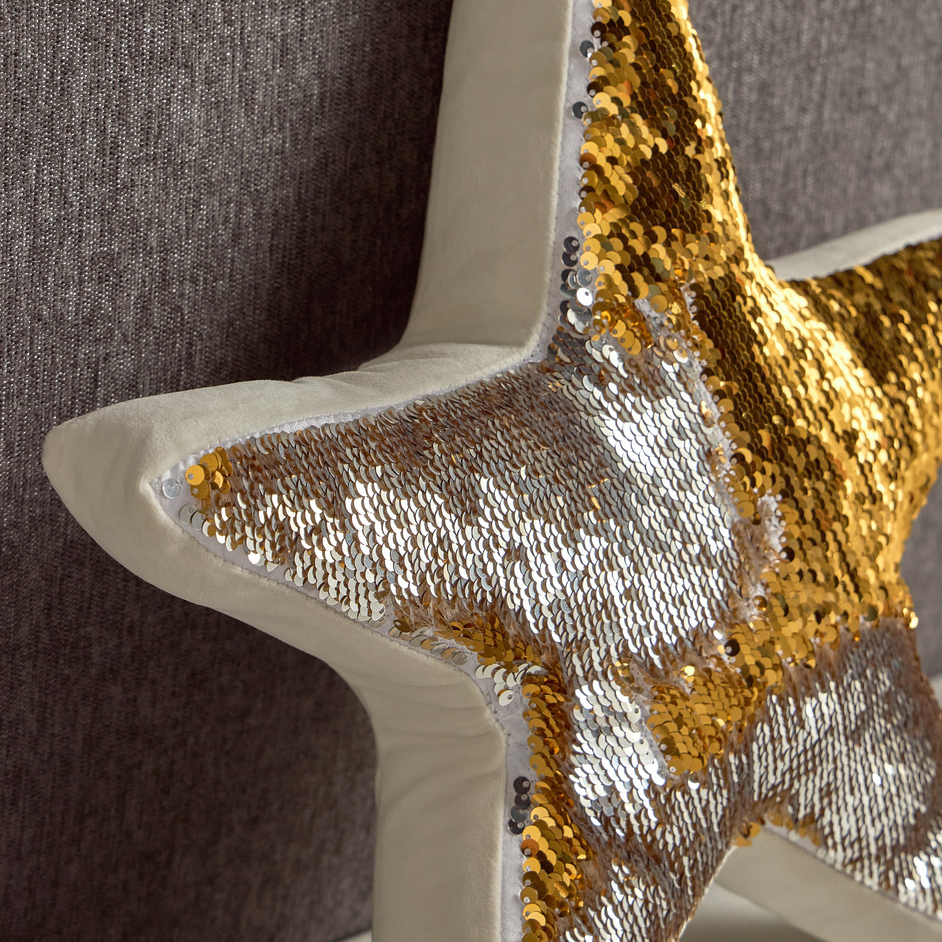 Estelle 2-Piece Star Shaped Sequin Filled Cushion Set - 40x40 cm-babyandkids-beddingandwindows-bedding-filledcushionsandcovers-image-2