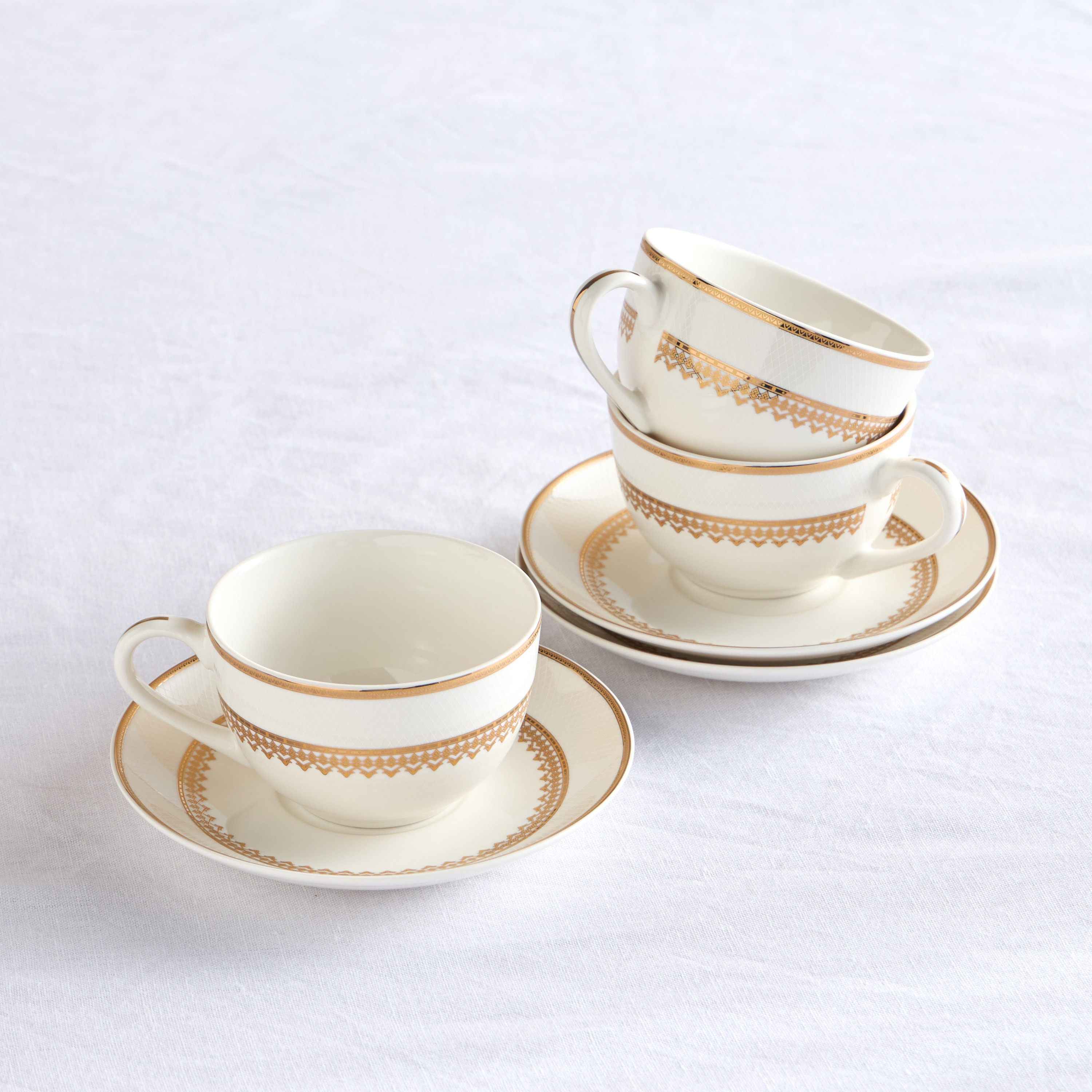 طقم عشاء 32 قطعة من خزف نيو بون الفاخر - بالامبور- 6 أشخاص-household-dining-dinnerware-dinnersets-image-3