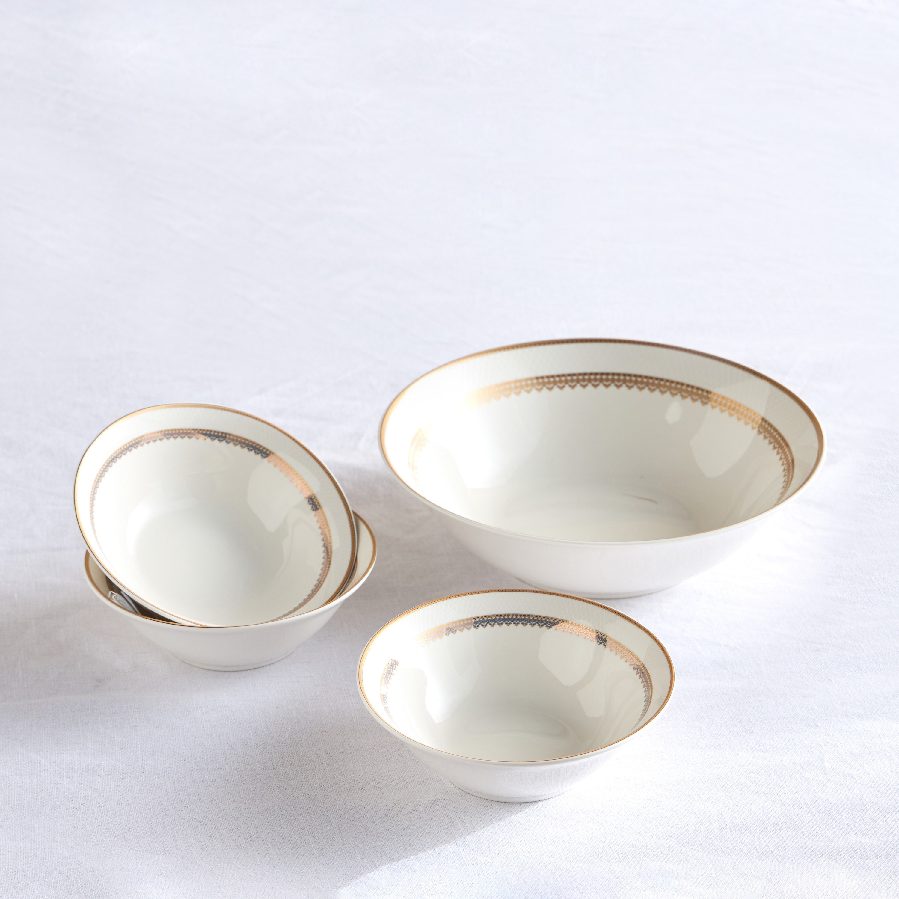طقم عشاء 32 قطعة من خزف نيو بون الفاخر - بالامبور- 6 أشخاص-household-dining-dinnerware-dinnersets-image-4