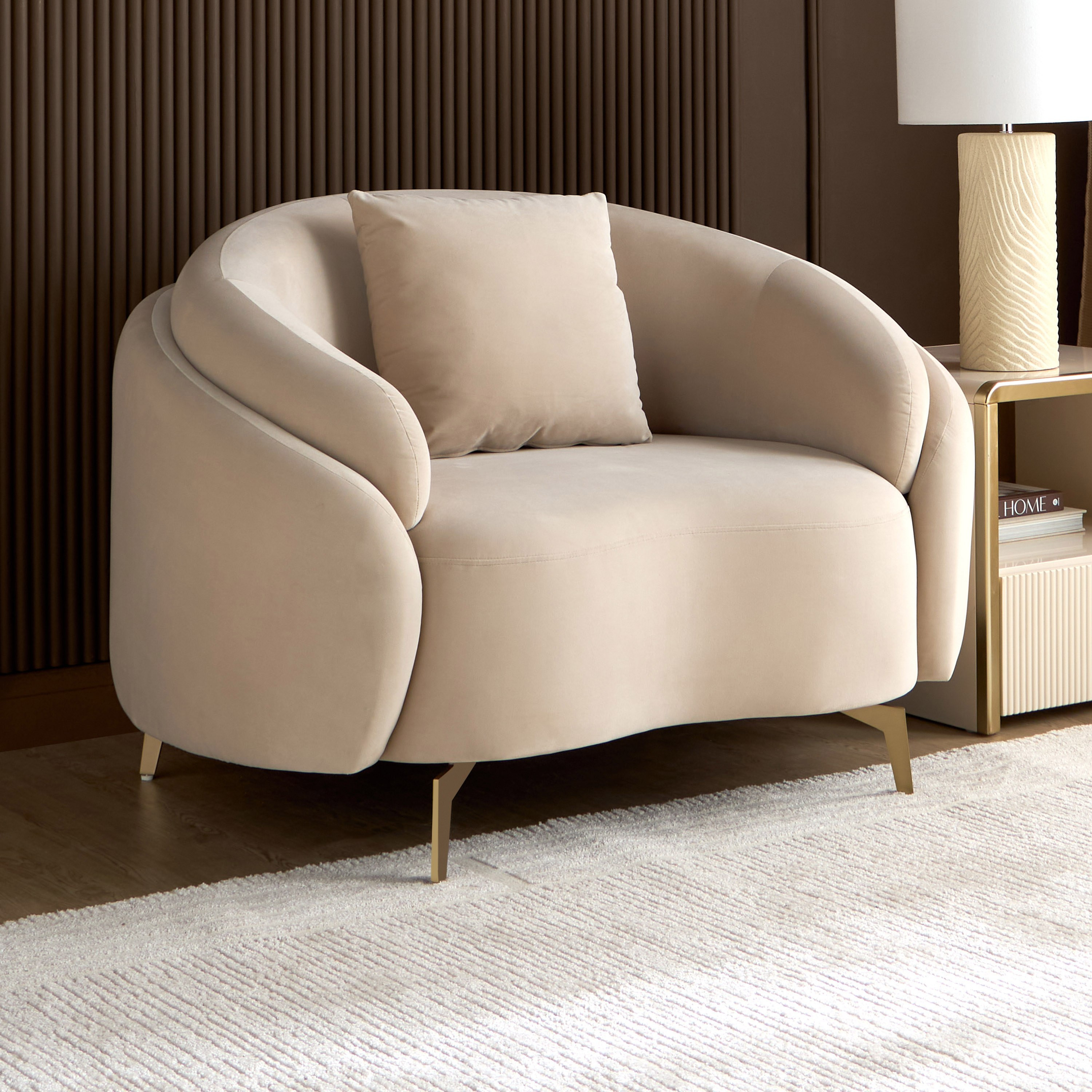 كرسي قماش بذراعين - قبة-furniture-sofaandseating-armchairs-image-1
