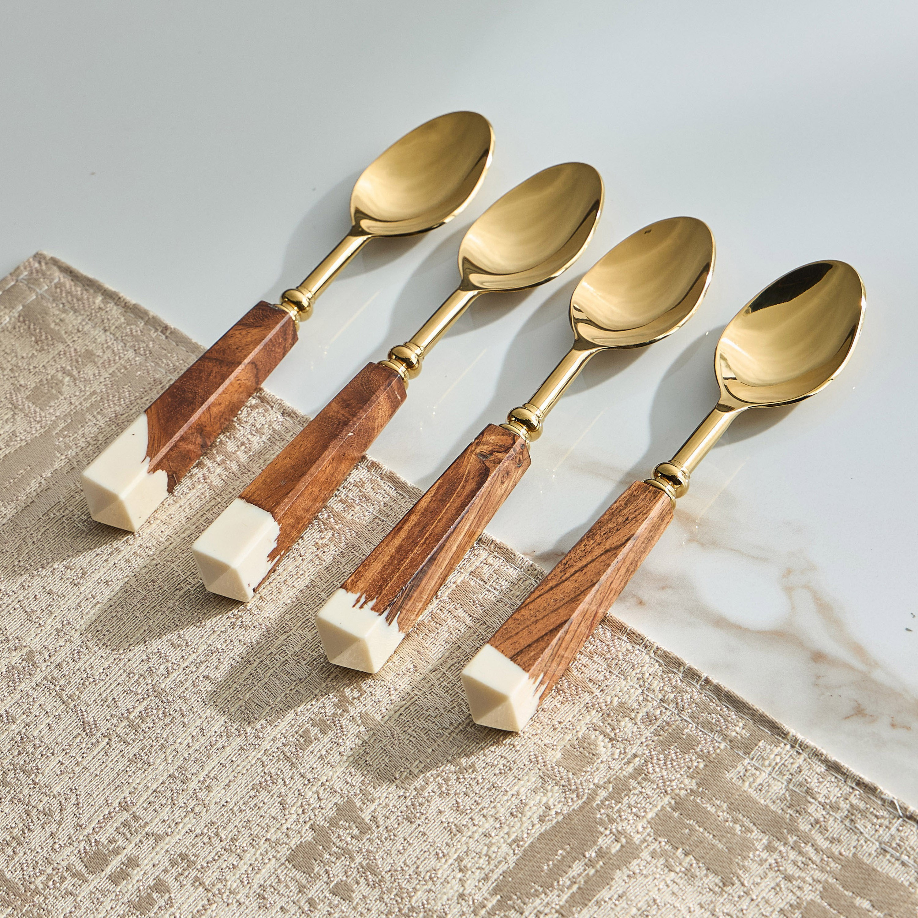 Hatab 4-Piece Dessert Spoon Set-household-dining-cutlery-cutlerysets-image-1