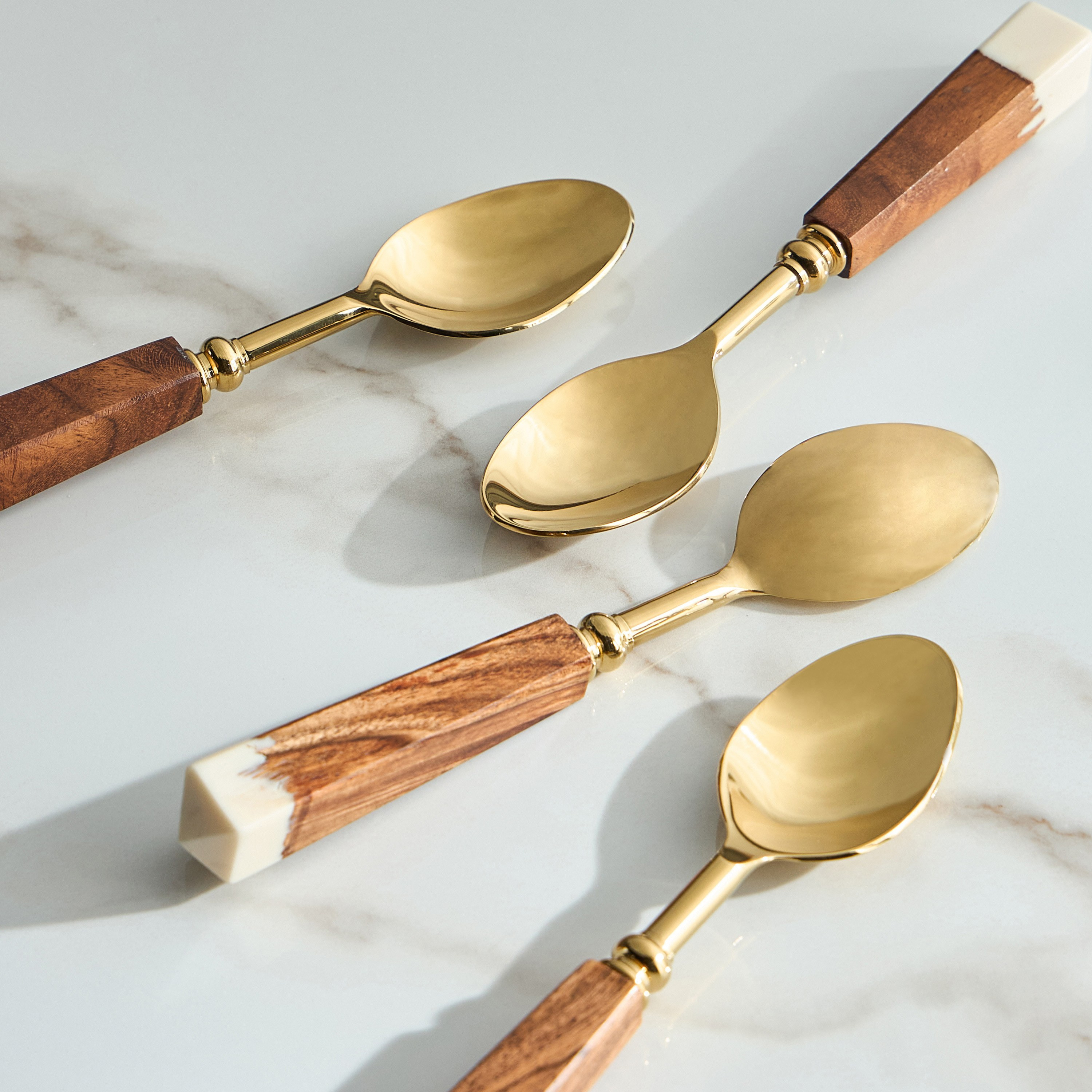 طقم ملاعق حلوى 4 قطع - هاتاب-household-dining-cutlery-cutlerysets-image-2