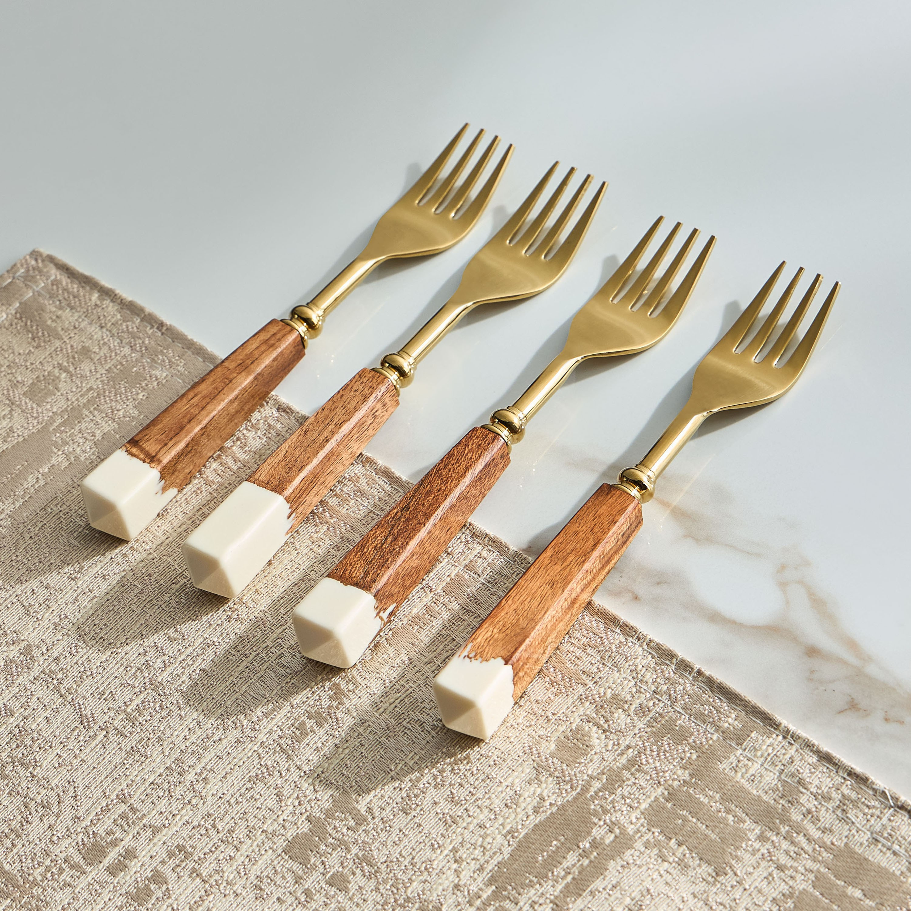 Hatab 4-Piece Dessert Fork Set-household-dining-cutlery-cutlerysets-image-1