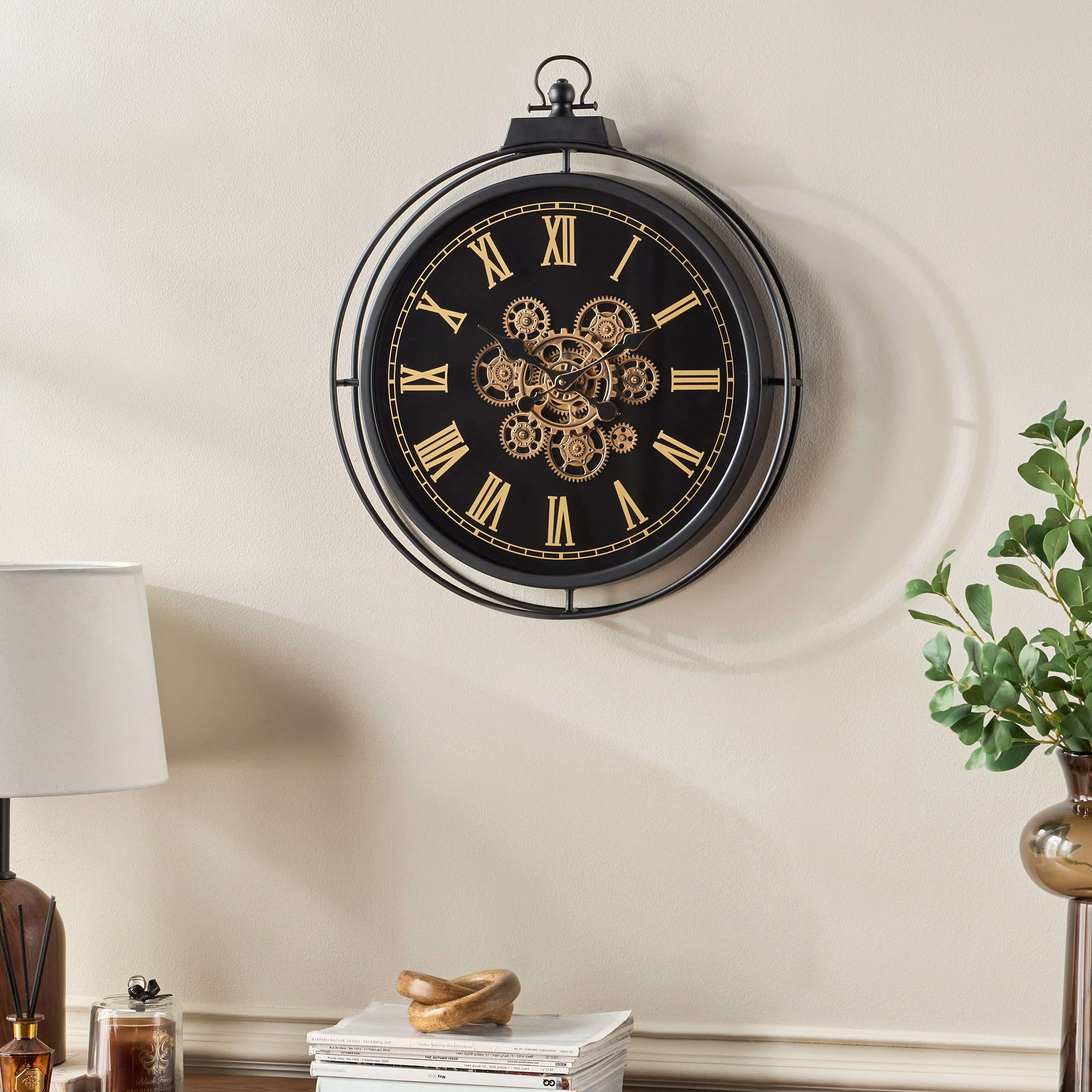 Gualala Wall Clock - 52x63 cm-household-walldecorandmirrors-clocks-image-4