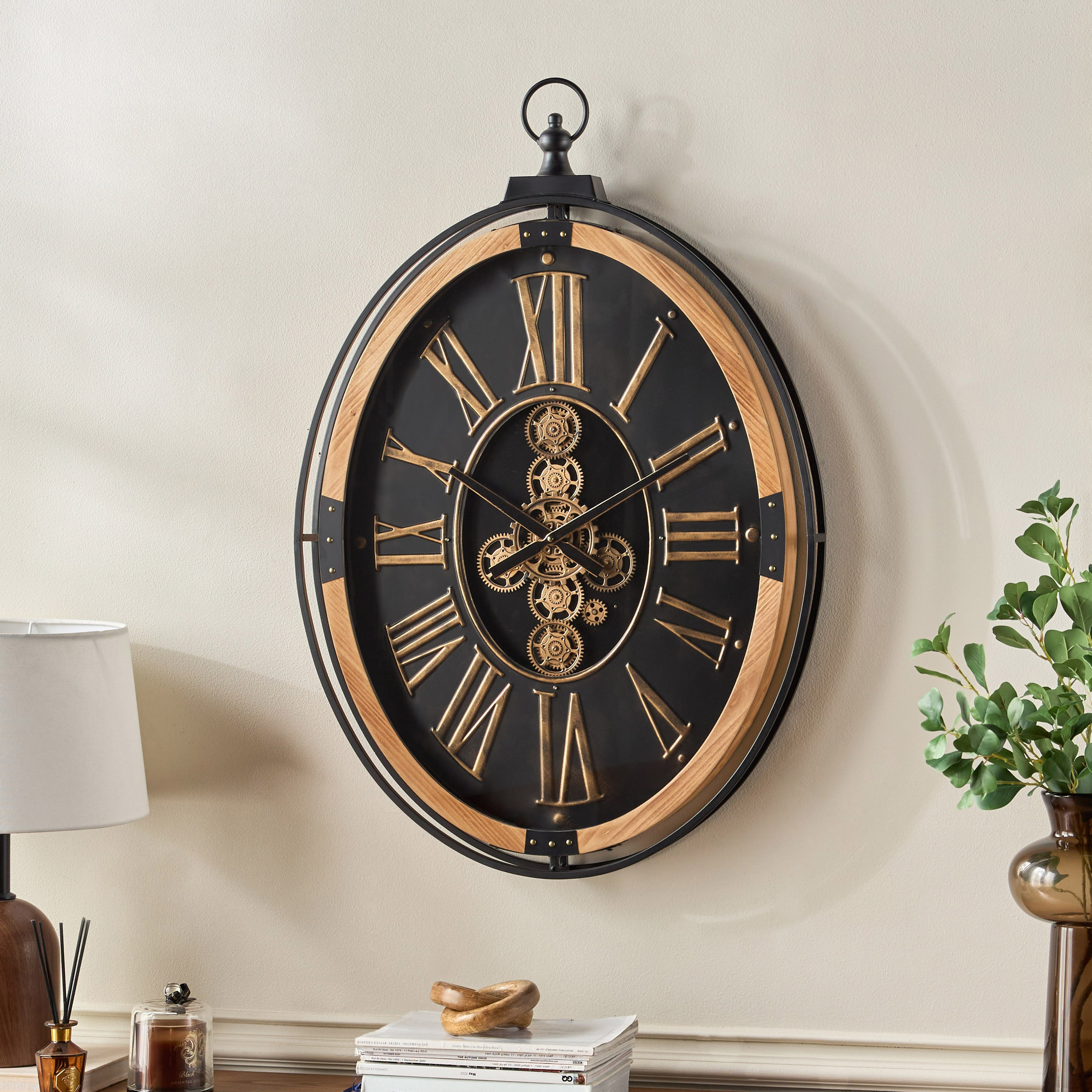 Fresno Wall Clock - 67x102 cm-household-walldecorandmirrors-clocks-image-4