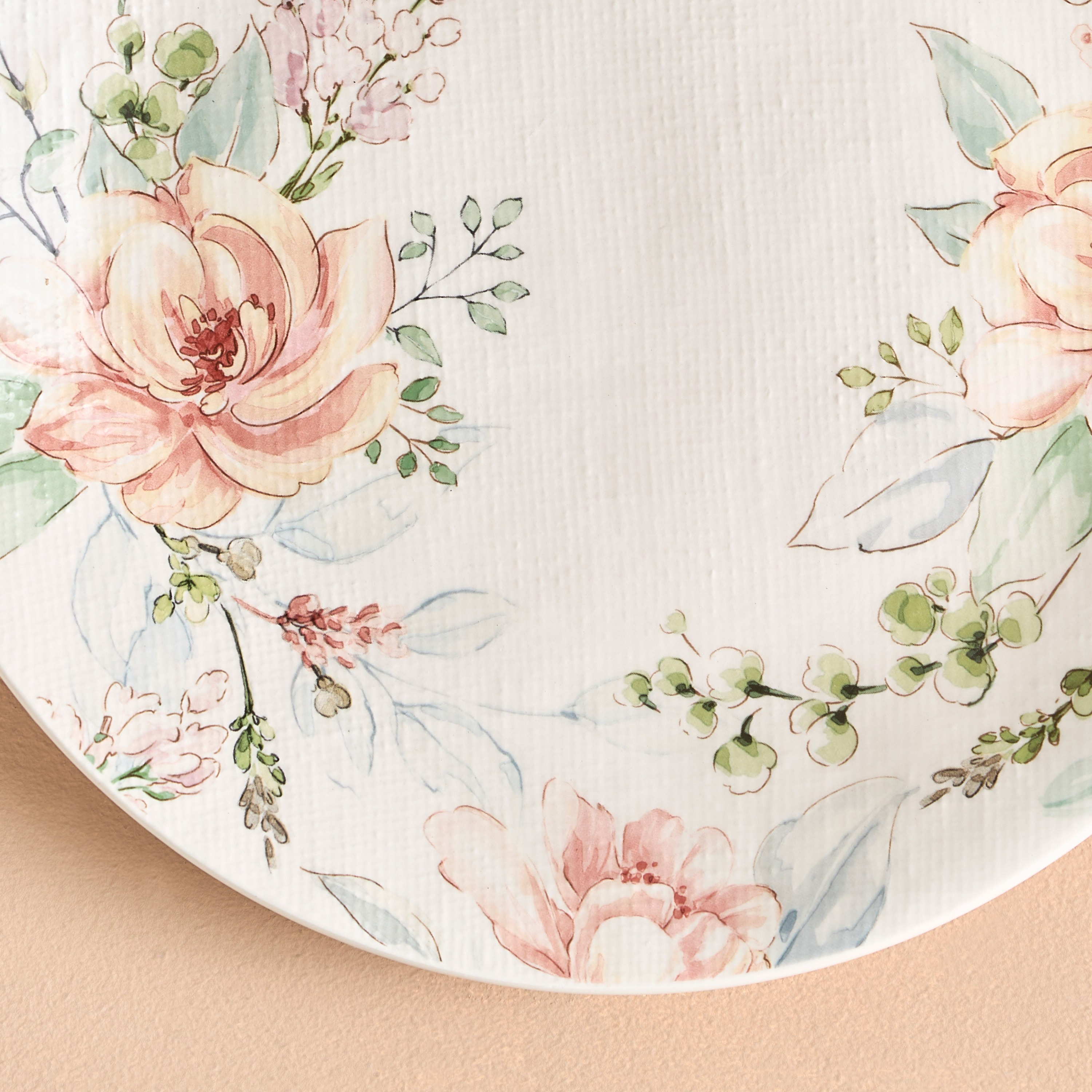 Rosette Ceramic Dinner Plate - 28 cm-household-dining-dinnerware-dinnerwarecollections-image-2