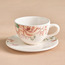 Rosette Ceramic Cup and Saucer Set - 220 ml-household-dining-teaandcoffee-mugsandcups-image-1